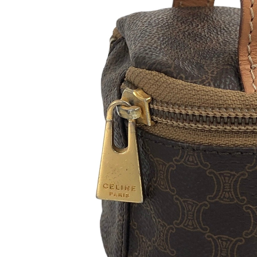 CELINE Macadam Pouch Brown Vintage rxugvz