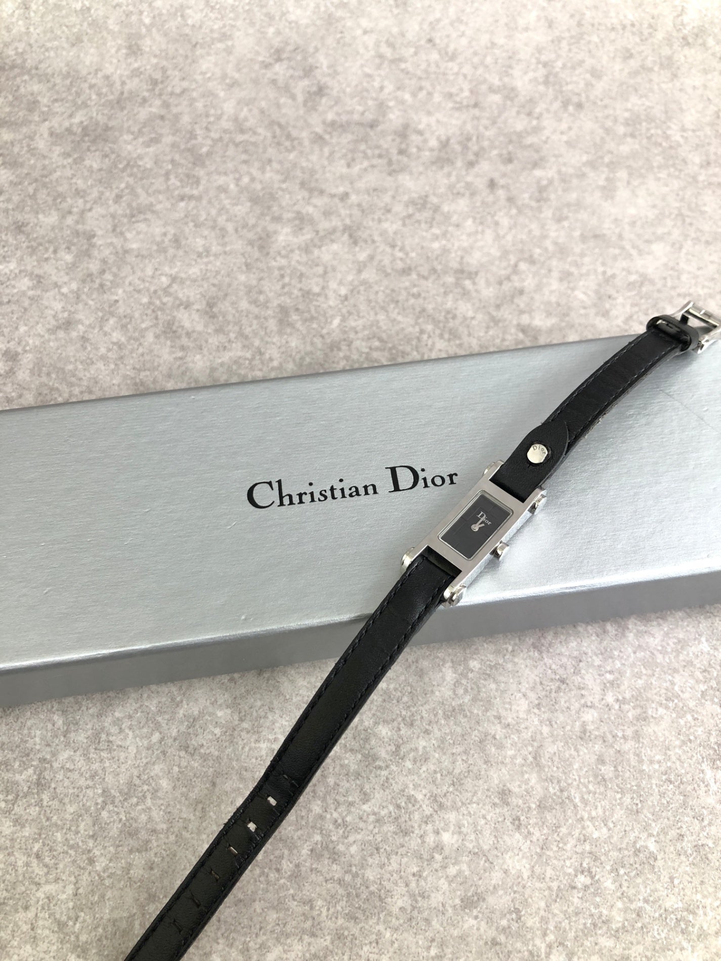 Christian Dior Watch Black Vintage c8tusy