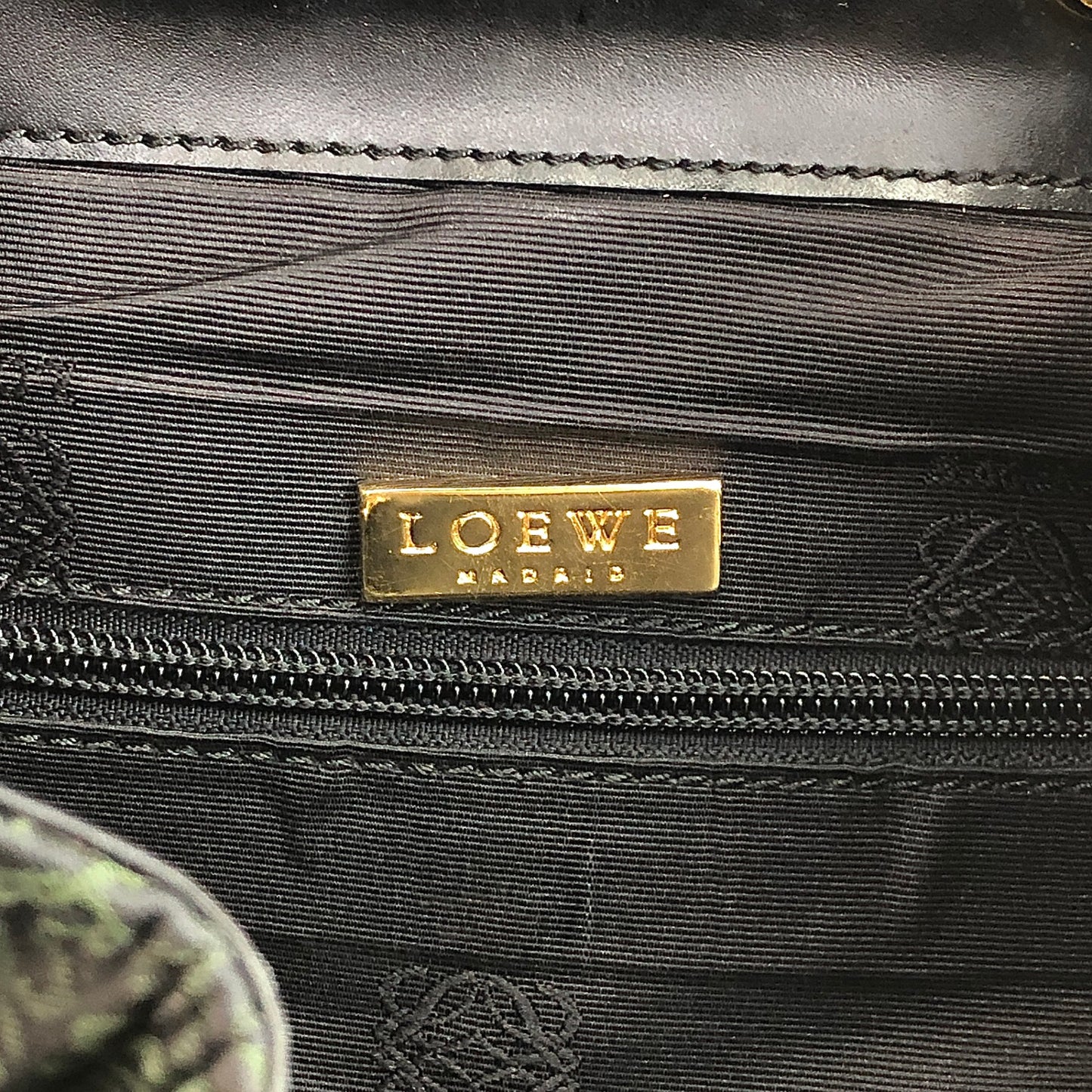 LOEWE Backpack Green Vintage si4hbw