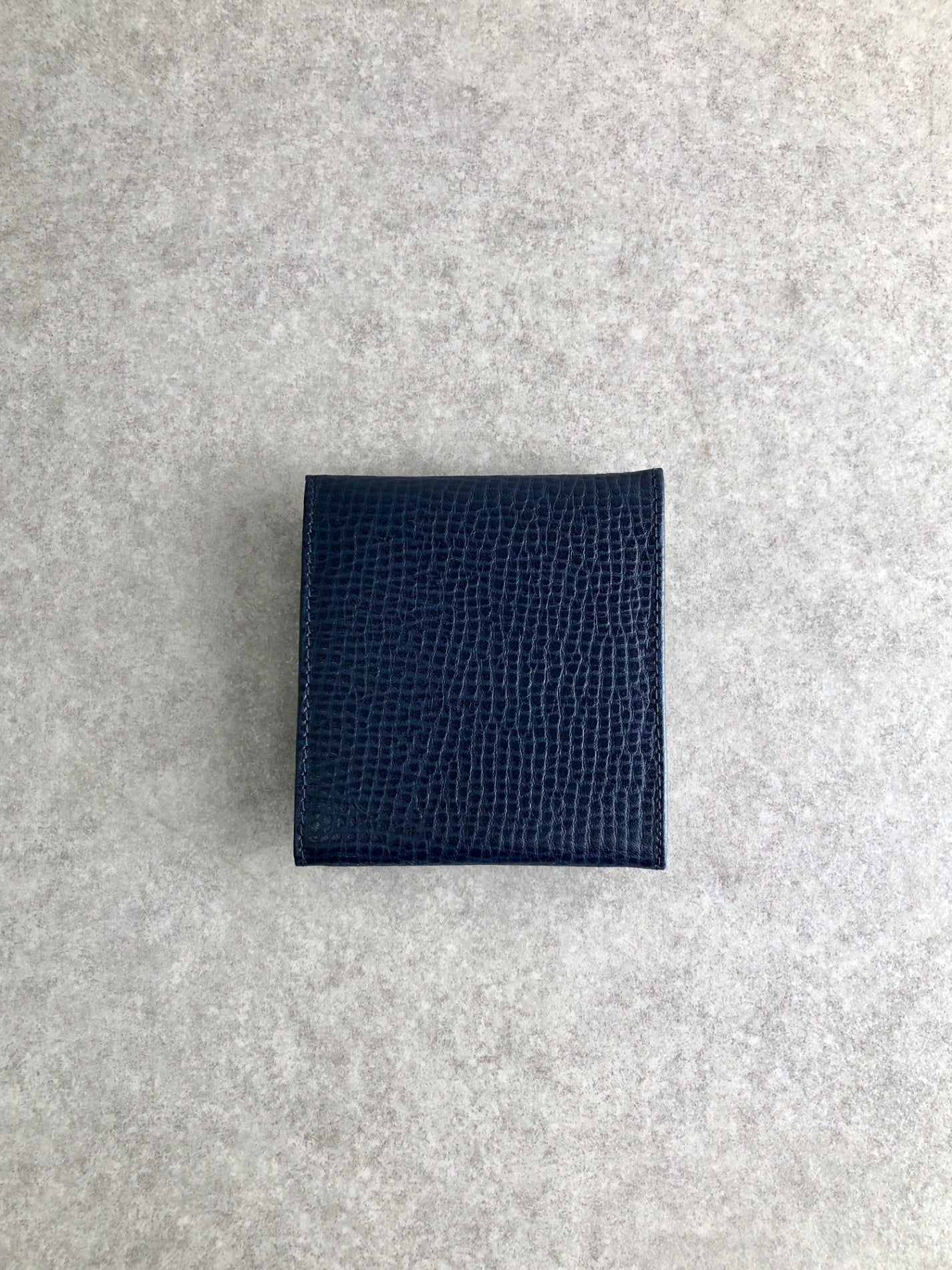 Christian Dior CD 標誌零錢包 海軍藍 復古 cai3si