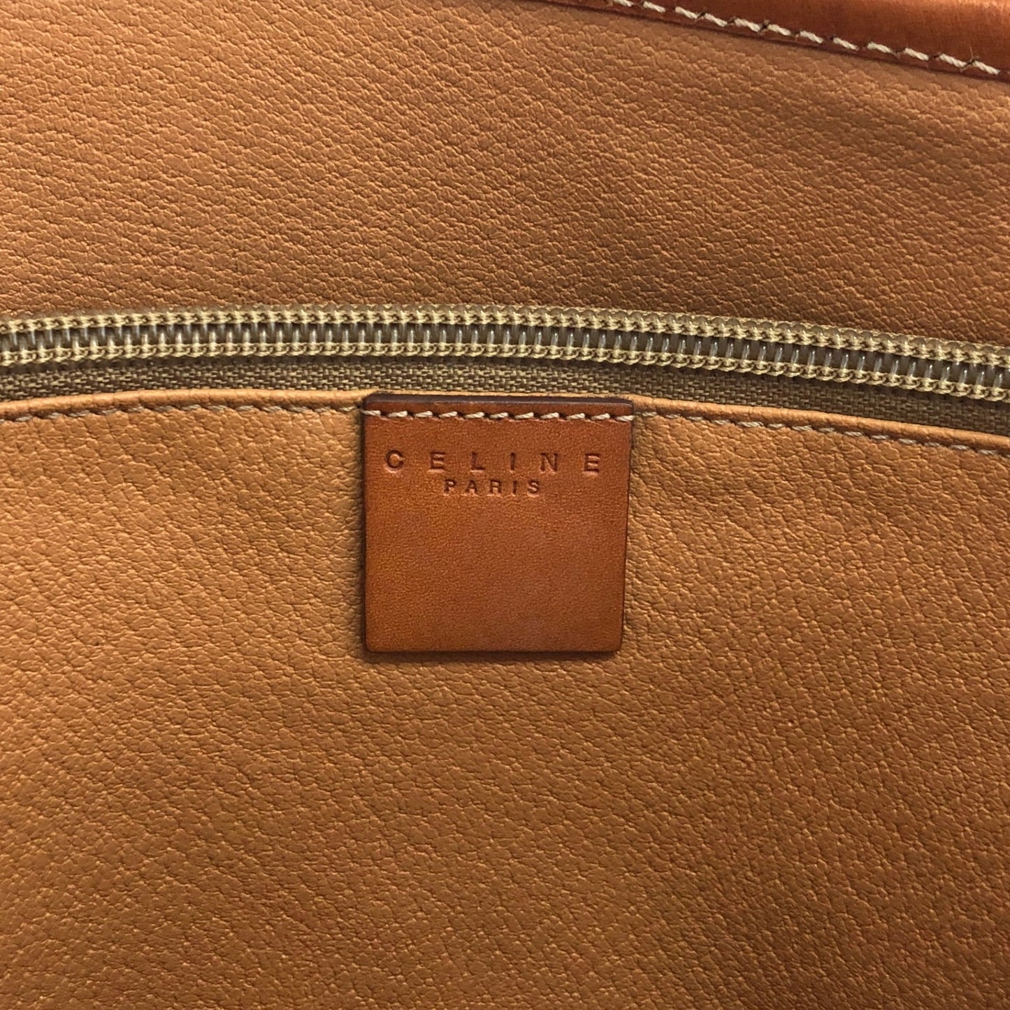 CELINE Macadam Blason Totebag Brown Vintage 4tv5ky