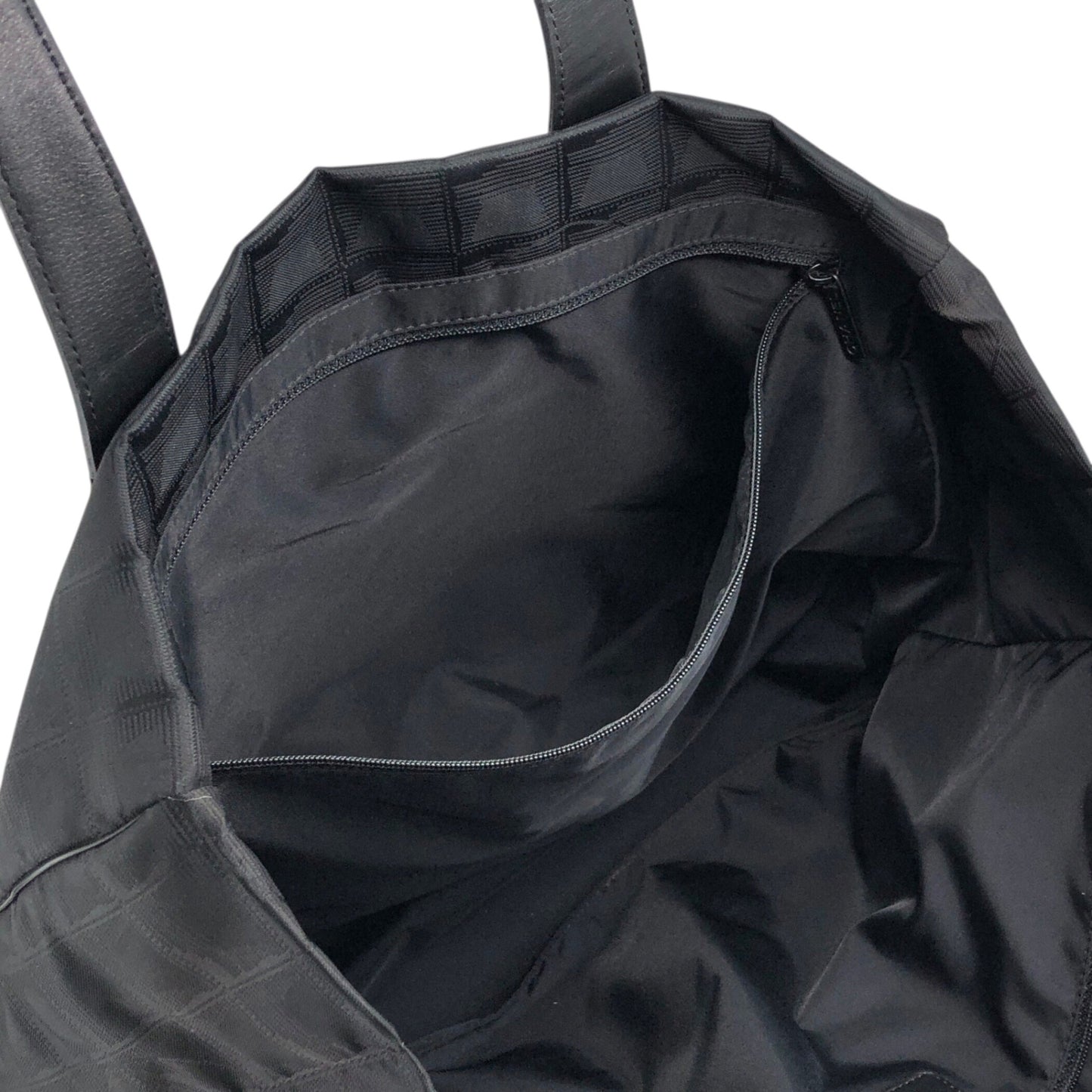 CHANEL New Travel Line Totebag Black Vintage j88xfn