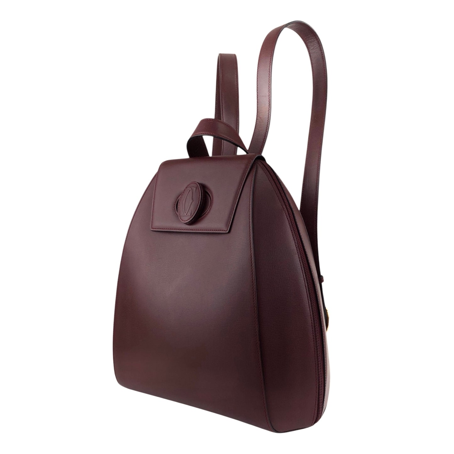 Cartier Turn Lock Backpack Bordeaux Vintage txrxit
