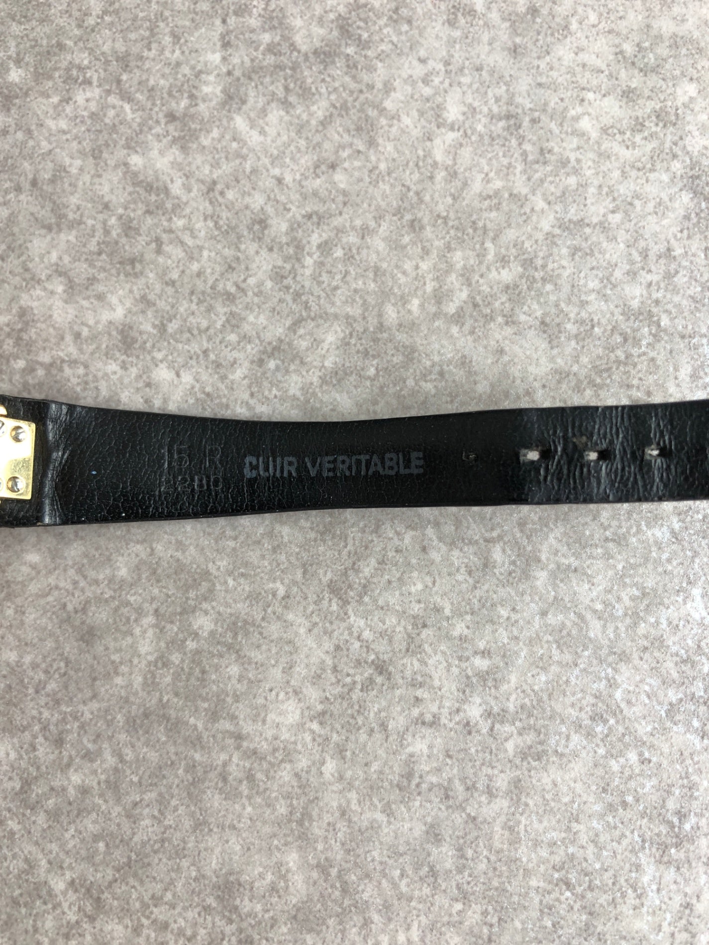 Christian Dior Quartz Watch Black Vintage ayfm3x