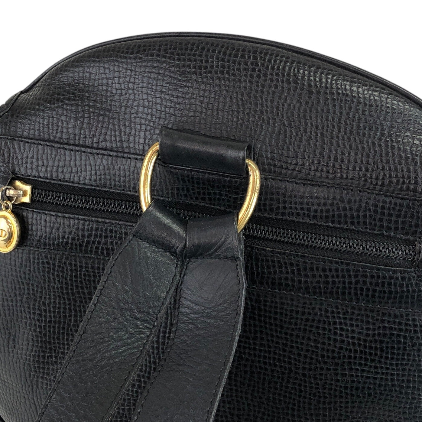 Christian Dior CD Logo Backpack Black Vintage nrnd3i