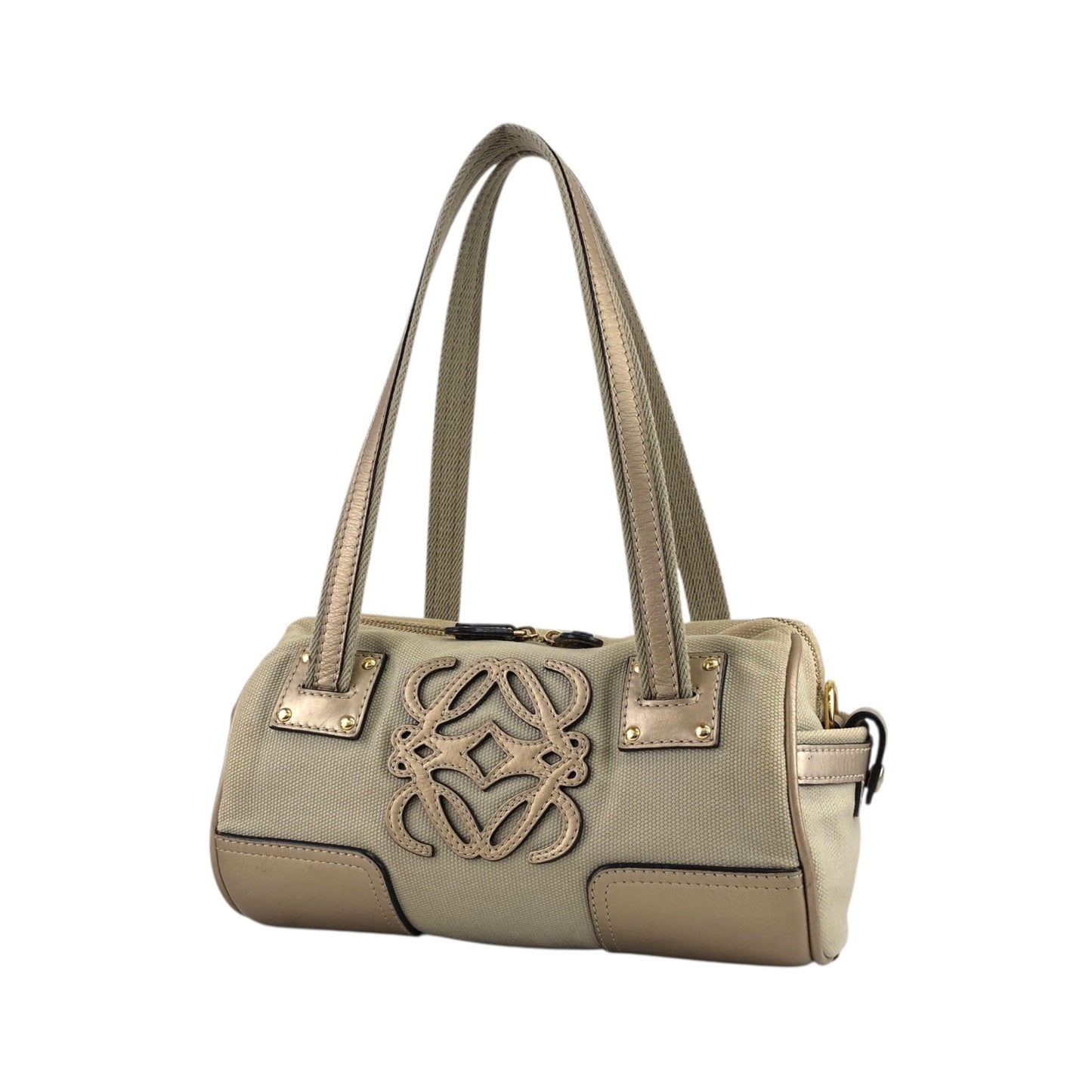 LOEWE Anagram Handbag Beige Vintage pf5sjv