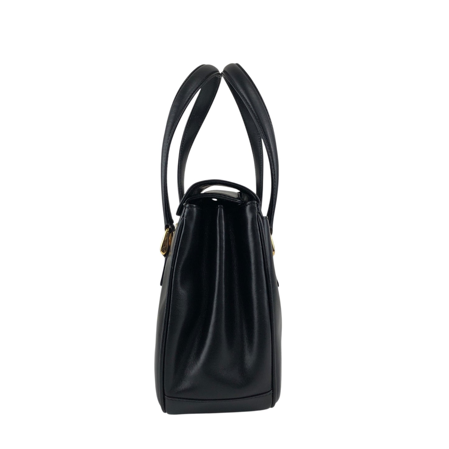 GUCCI Handbag Black Vintage as68jk