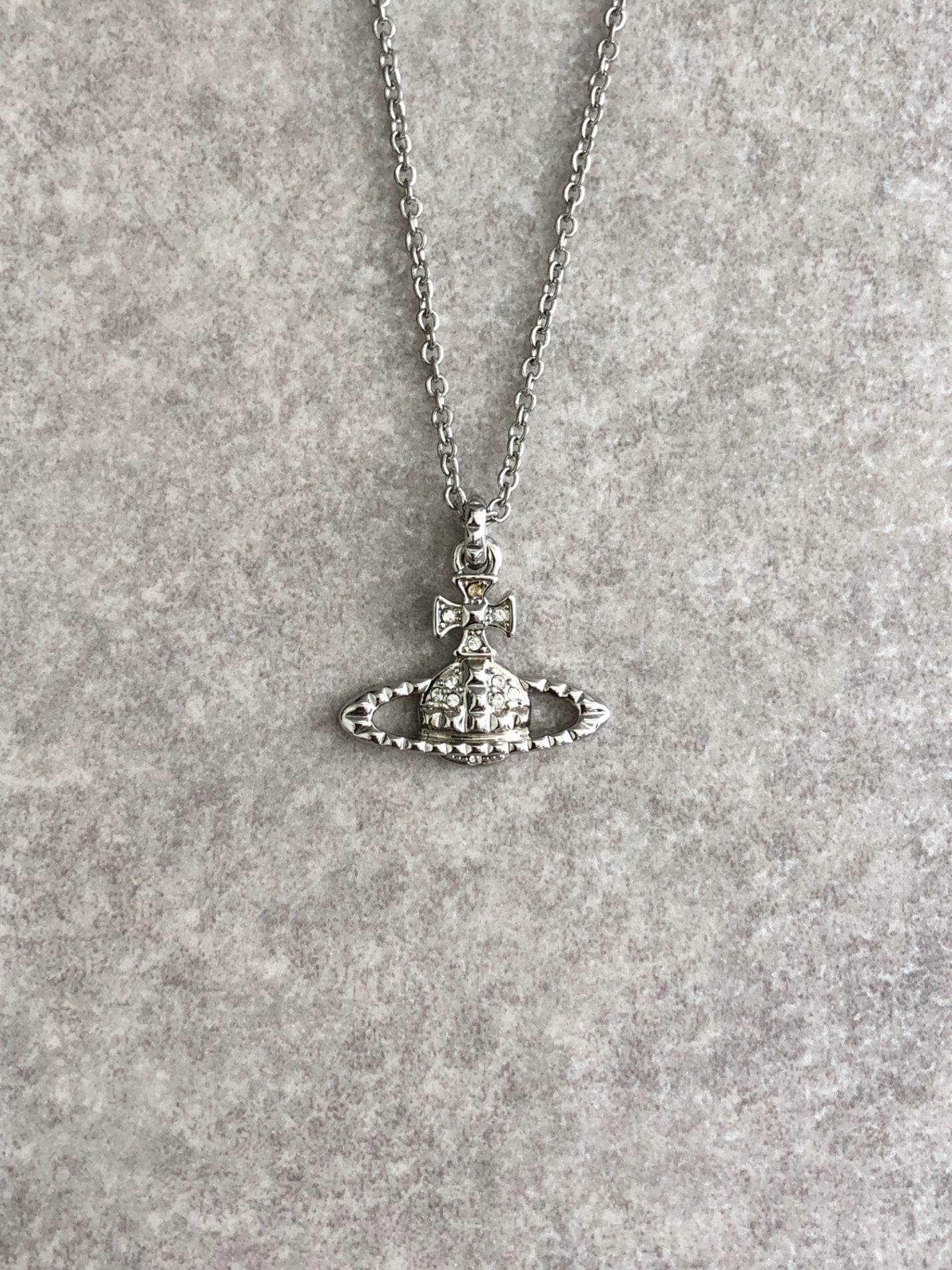 Vivienne Westwood Necklace Silver 169164 Vintage yb3aig