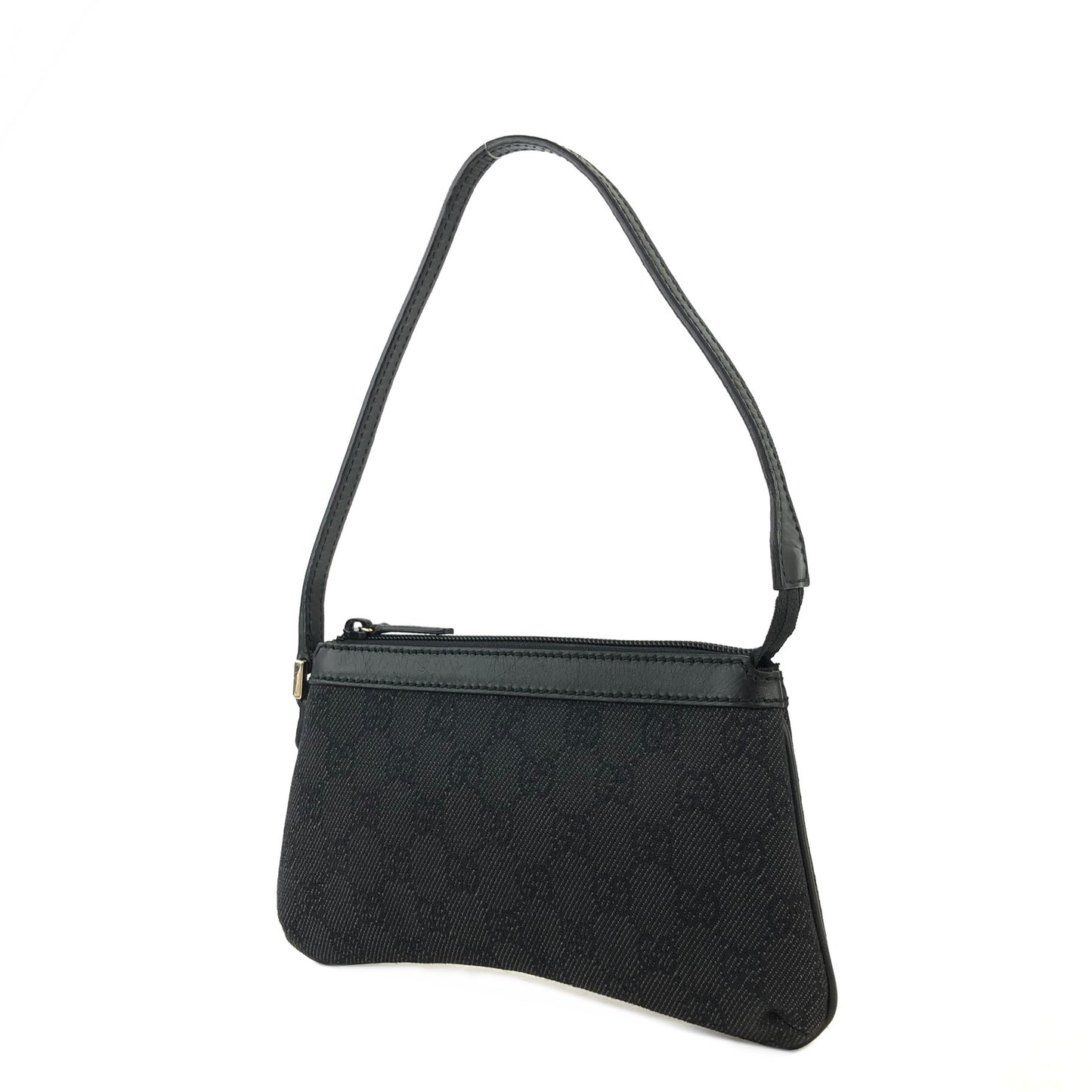 GUCCI GG 帆布 Hobobag 袋 黑色 復古 c3ne6d