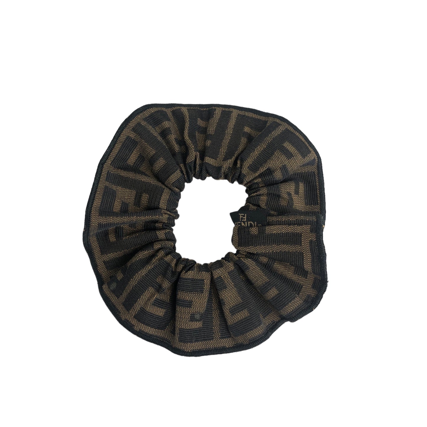 FENDI Zucca 髮飾 棕色 Vintage u7zafy