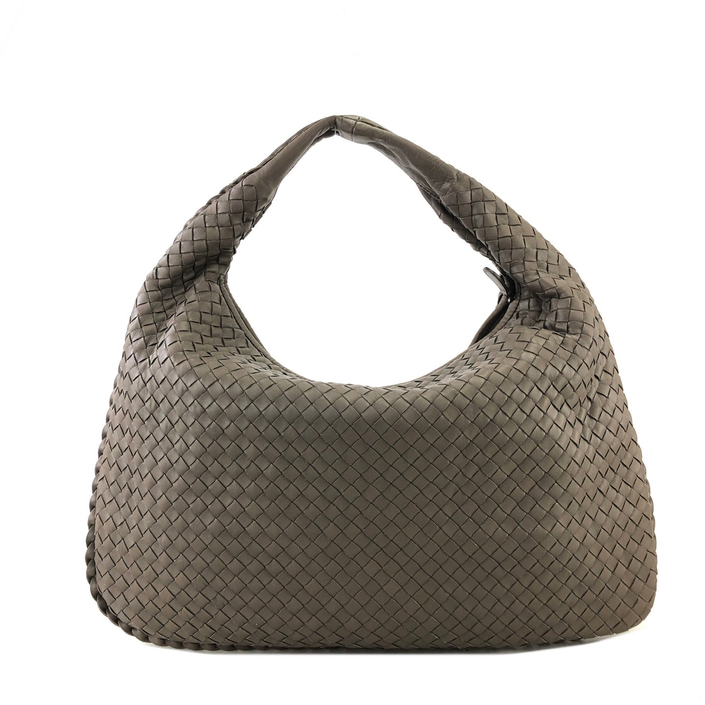 Bottega Veneta Intrecciato Leather Shoulder bag Hobobag Beige Vintage ritud4