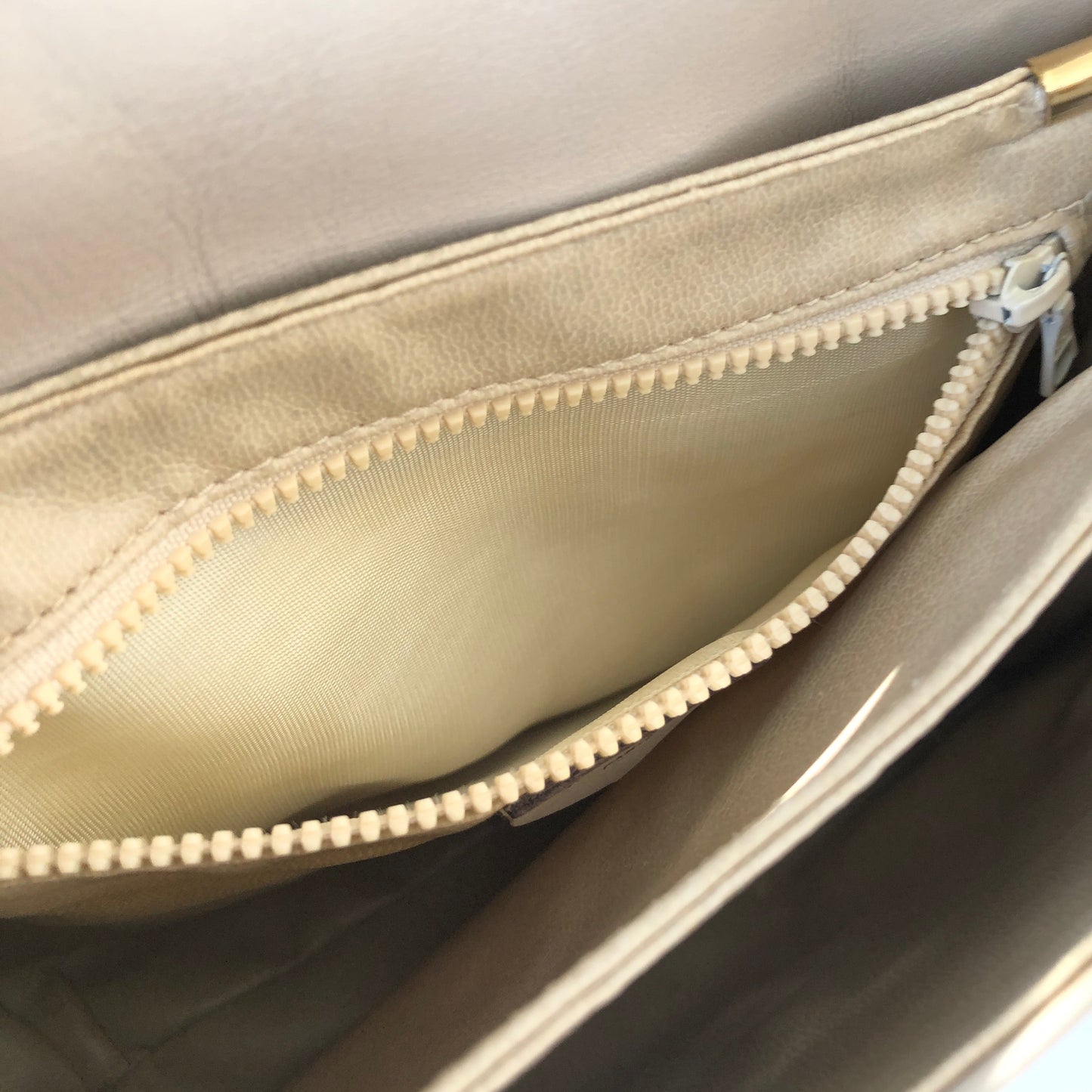 CELINE Triomphe 斜背包 象牙色 舊款 Celine Vintage cf6rxb