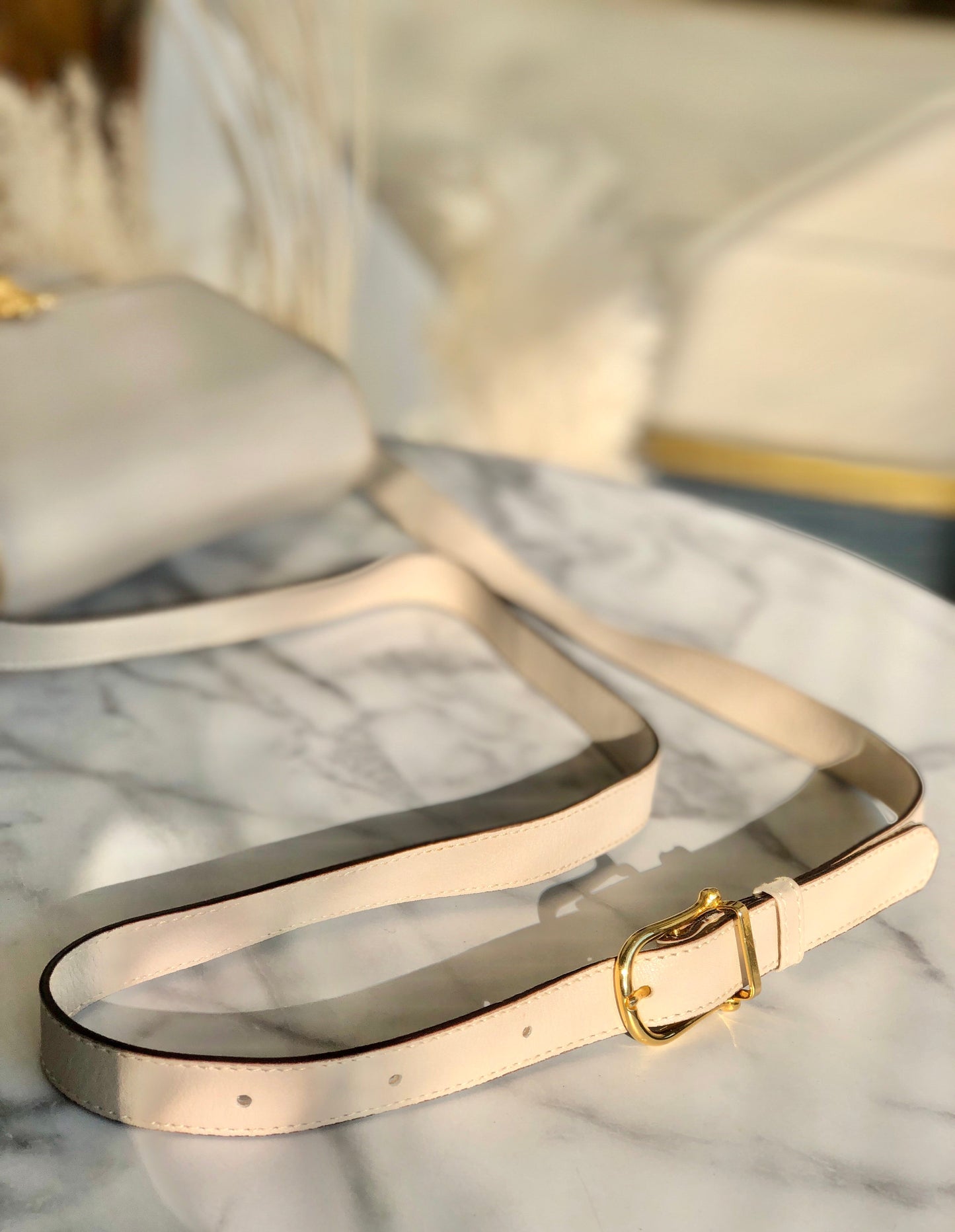 CELINE Triomphe 斜背包 象牙色 舊款 Celine Vintage cf6rxb