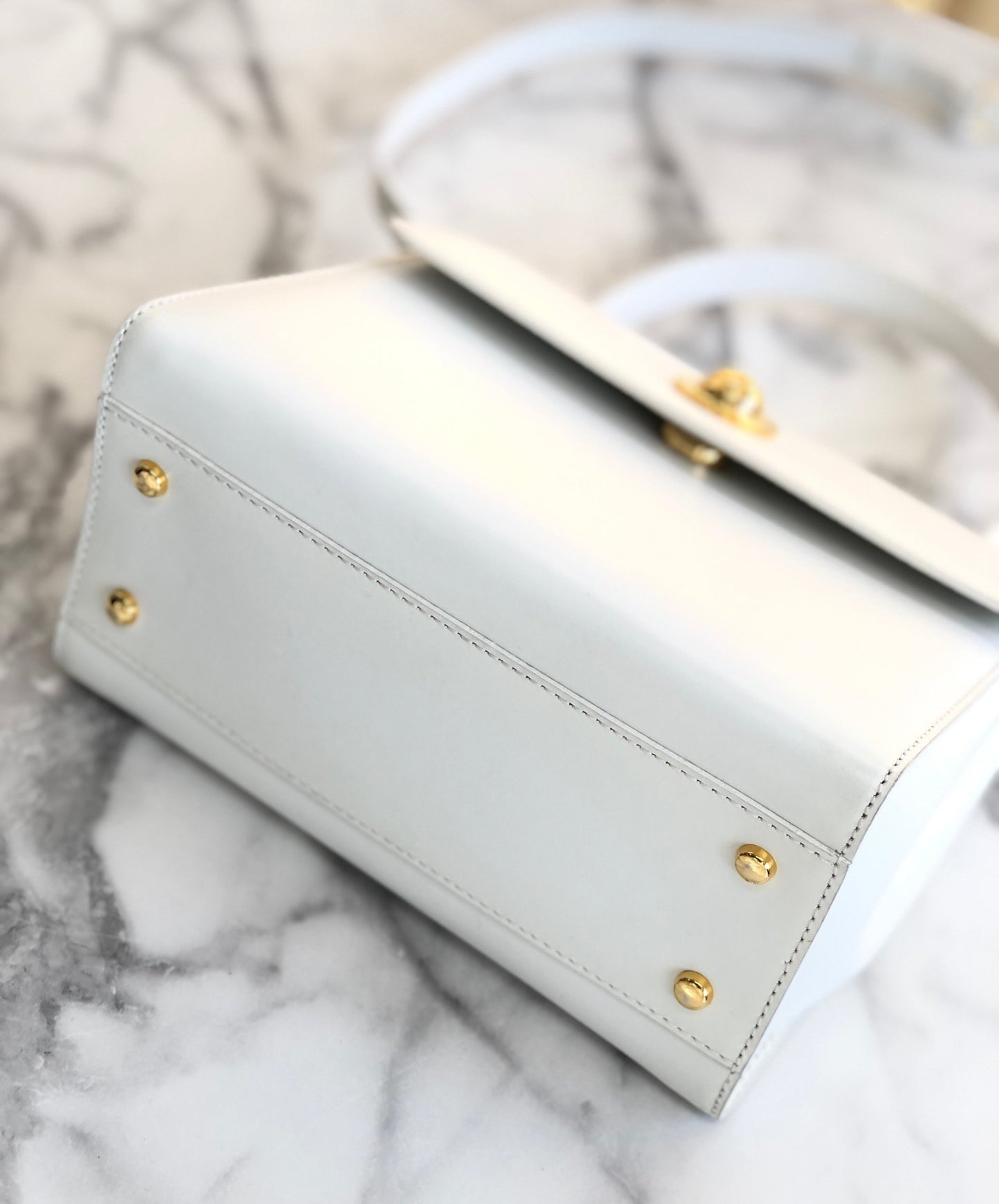 CELINE Starball 手提單肩包 白色舊 Celine Vintage h3thd8