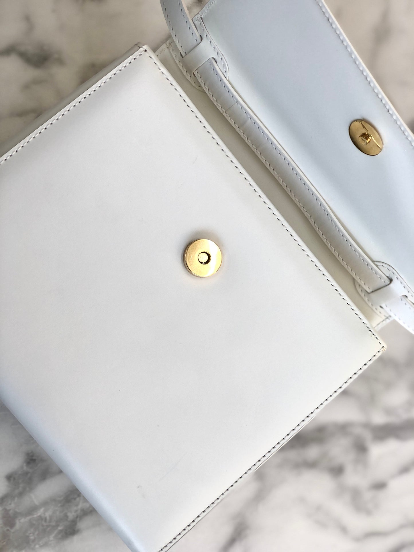 CELINE Starball 手提單肩包 白色舊 Celine Vintage h3thd8