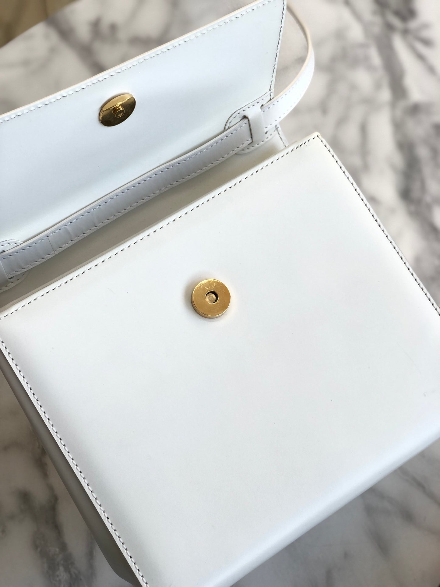 CELINE Starball 手提單肩包 白色舊 Celine Vintage h3thd8