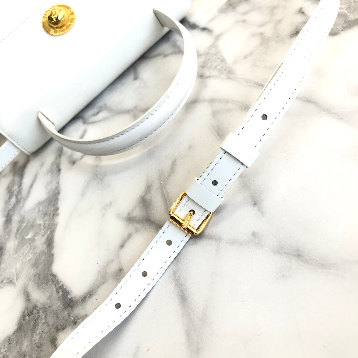 CELINE Starball 手提單肩包 白色舊 Celine Vintage h3thd8