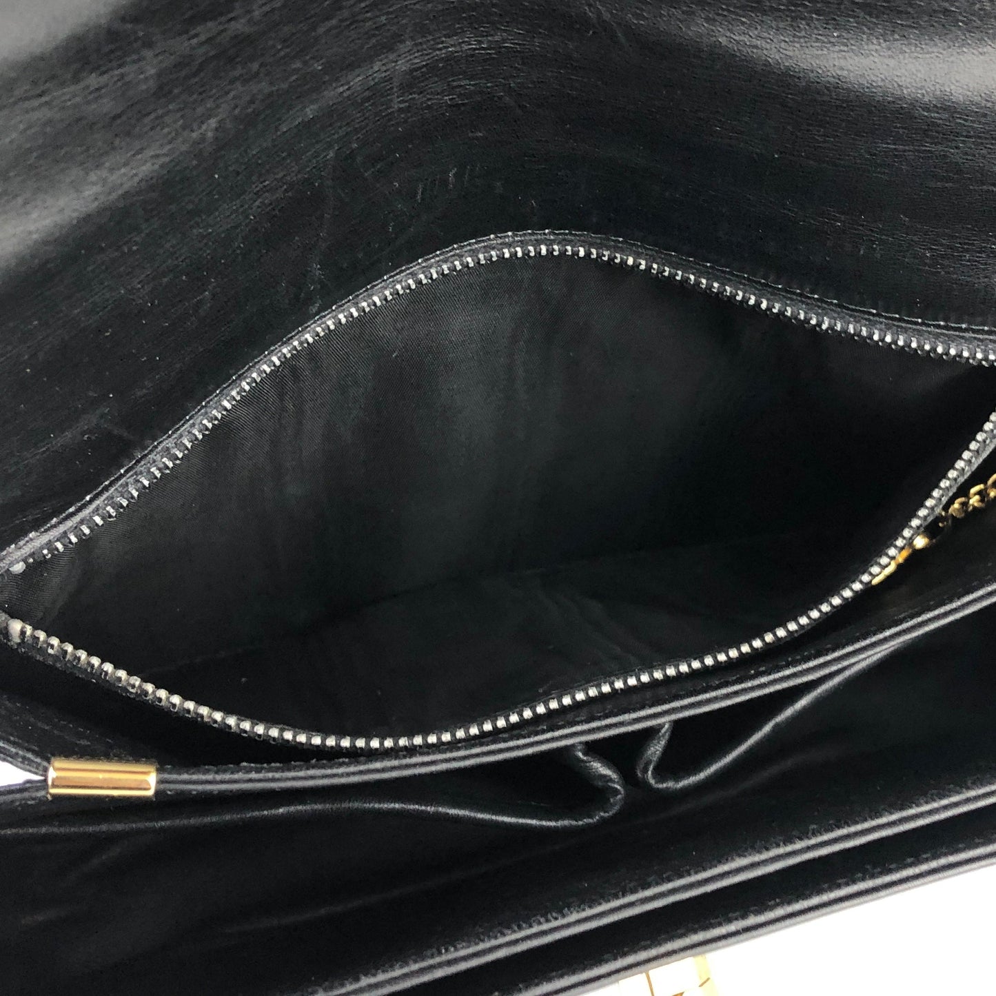 CELINE Blason Triomphe Turn lock Crossbody Shoulderbag Black Vintage Old CELINE pcmwku