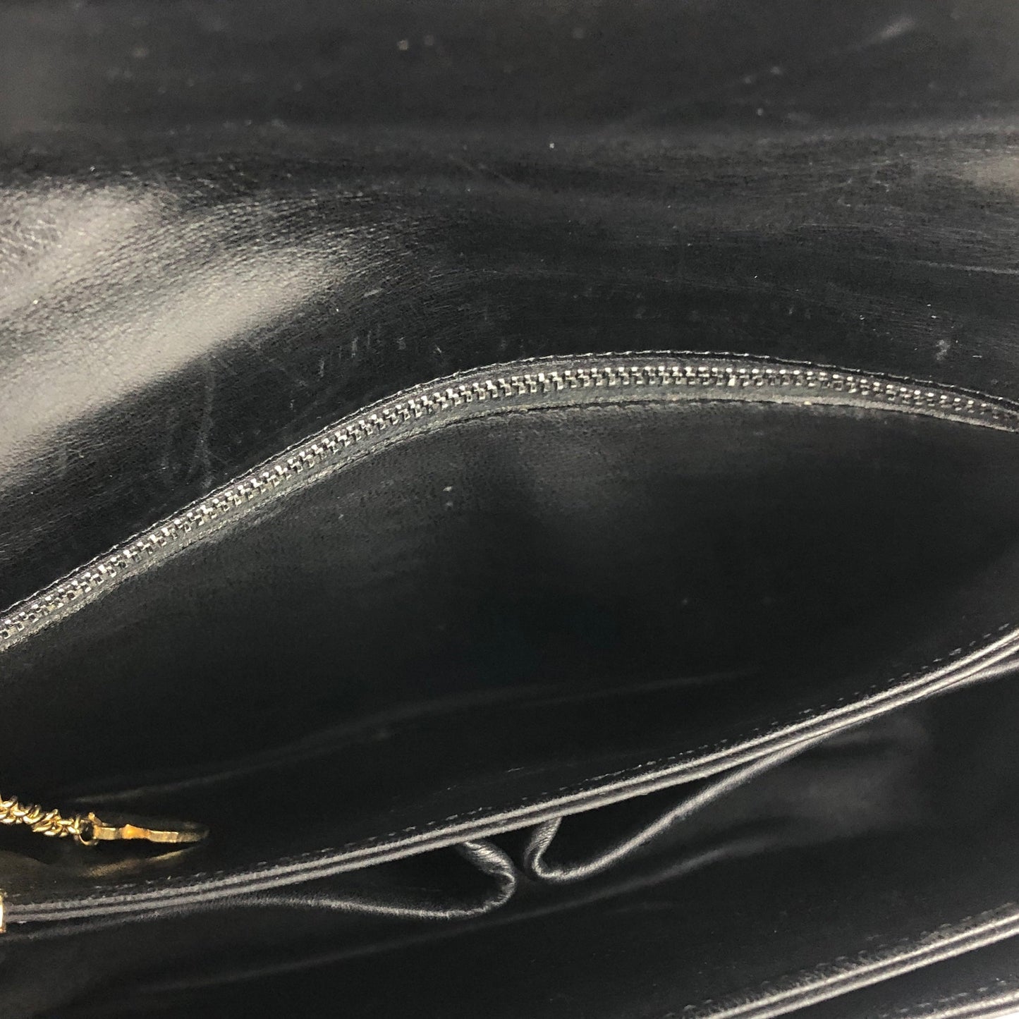 CELINE Blason Triomphe Turn lock Crossbody Shoulderbag Black Vintage Old CELINE pcmwku