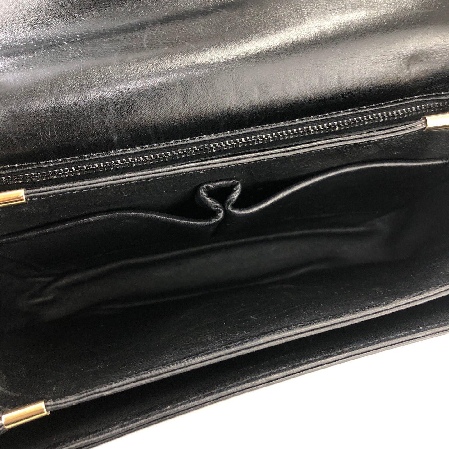 CELINE Blason Triomphe Turn lock Crossbody Shoulderbag Black Vintage Old CELINE pcmwku