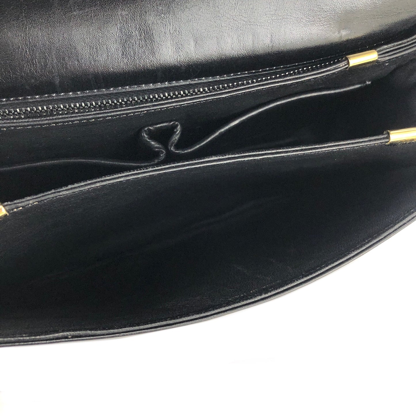 CELINE Blason Triomphe Turn lock Crossbody Shoulderbag Black Vintage Old CELINE pcmwku