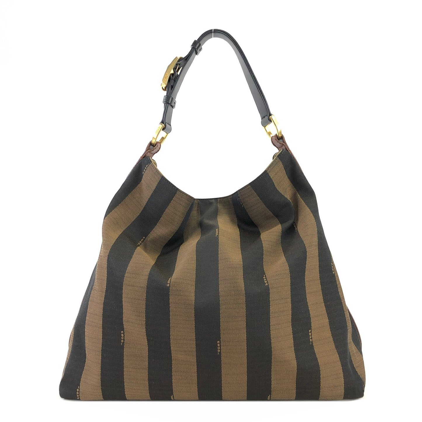 FENDI Pecan pattern Totebag Shoulder bag Brown Vintage Old 23mh2b