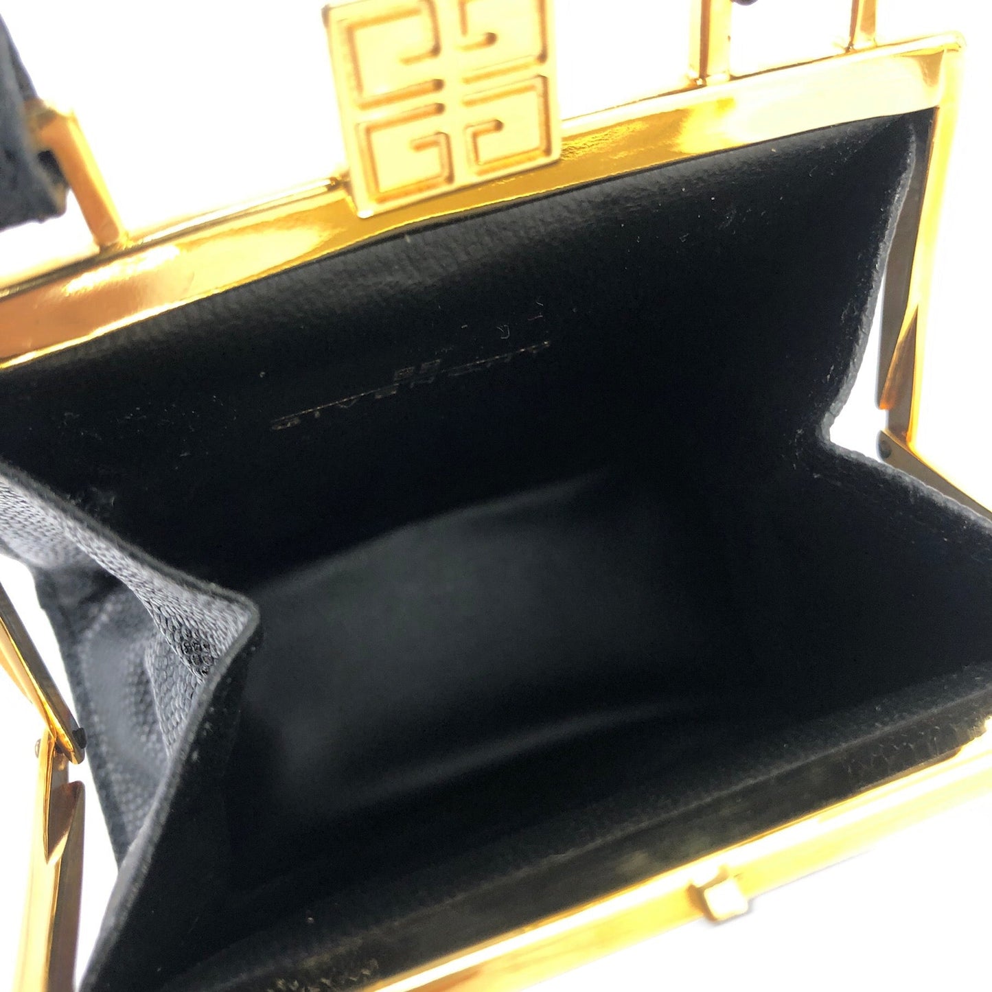 GIVENCHY 標誌扣迷你手袋 黑色 復古 舊款 gmgwt2