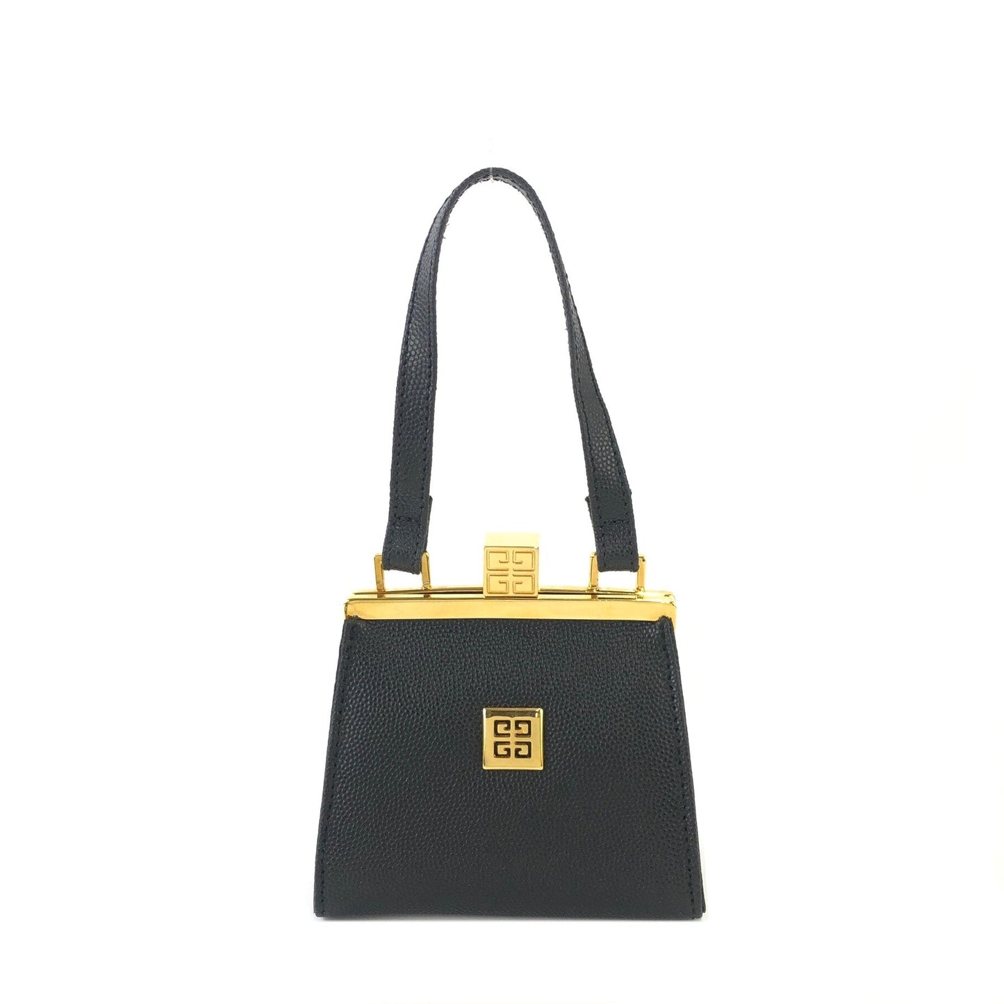 GIVENCHY 標誌扣迷你手袋 黑色 復古 舊款 gmgwt2