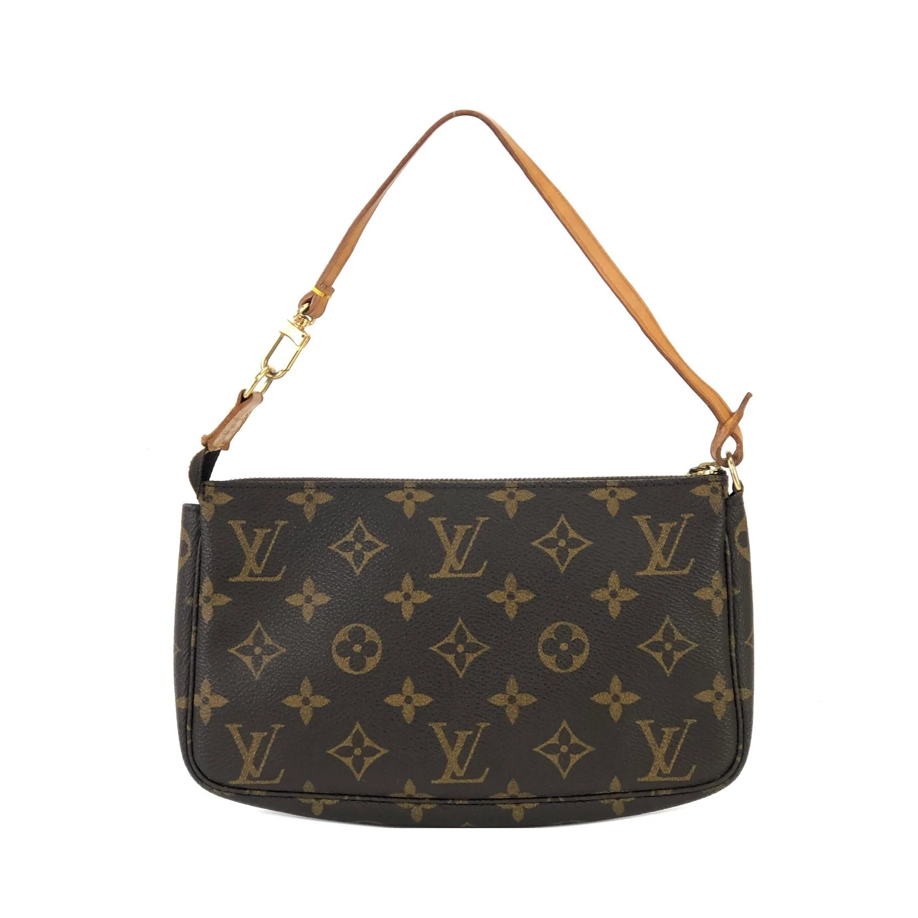 LOUIS VUITTON Monogram accessoire M51980 Small Handbag Brown