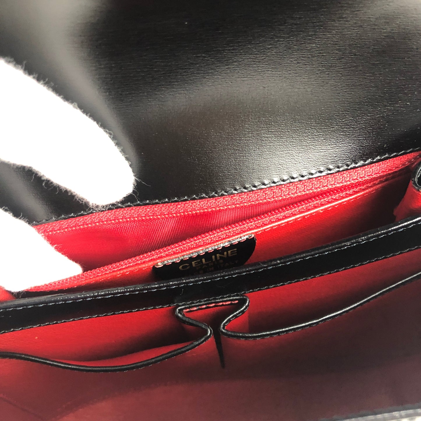 CELINE Crossbody Shoulderbag Black Vintage Old CELINE vbfwhs