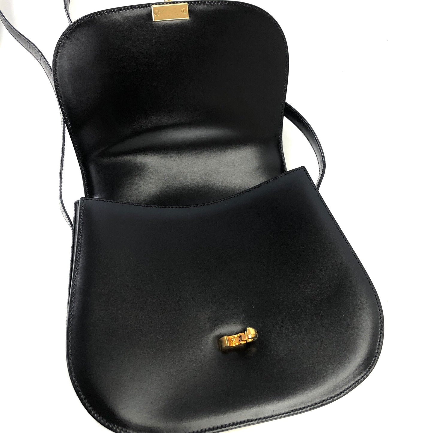 CELINE Crossbody Shoulderbag Black Vintage Old CELINE vbfwhs