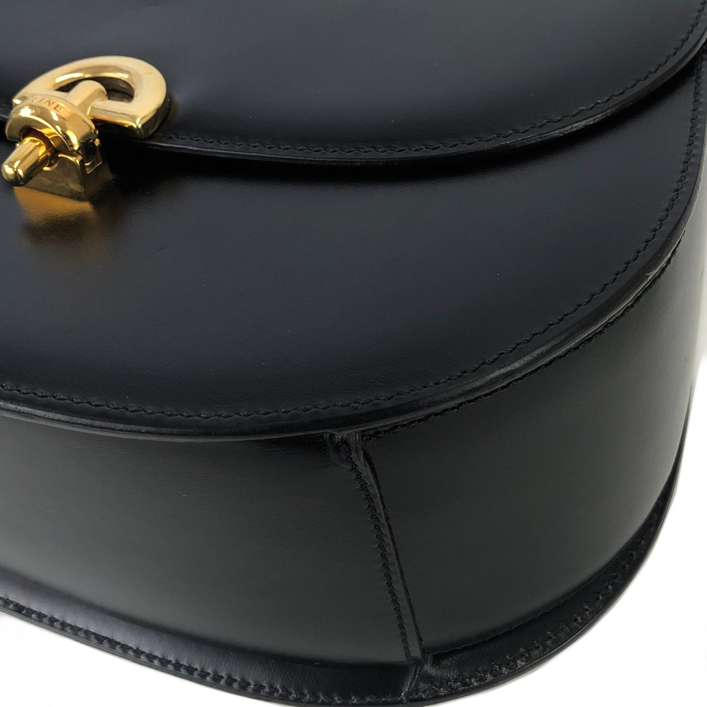 CELINE Crossbody Shoulderbag Black Vintage Old CELINE vbfwhs