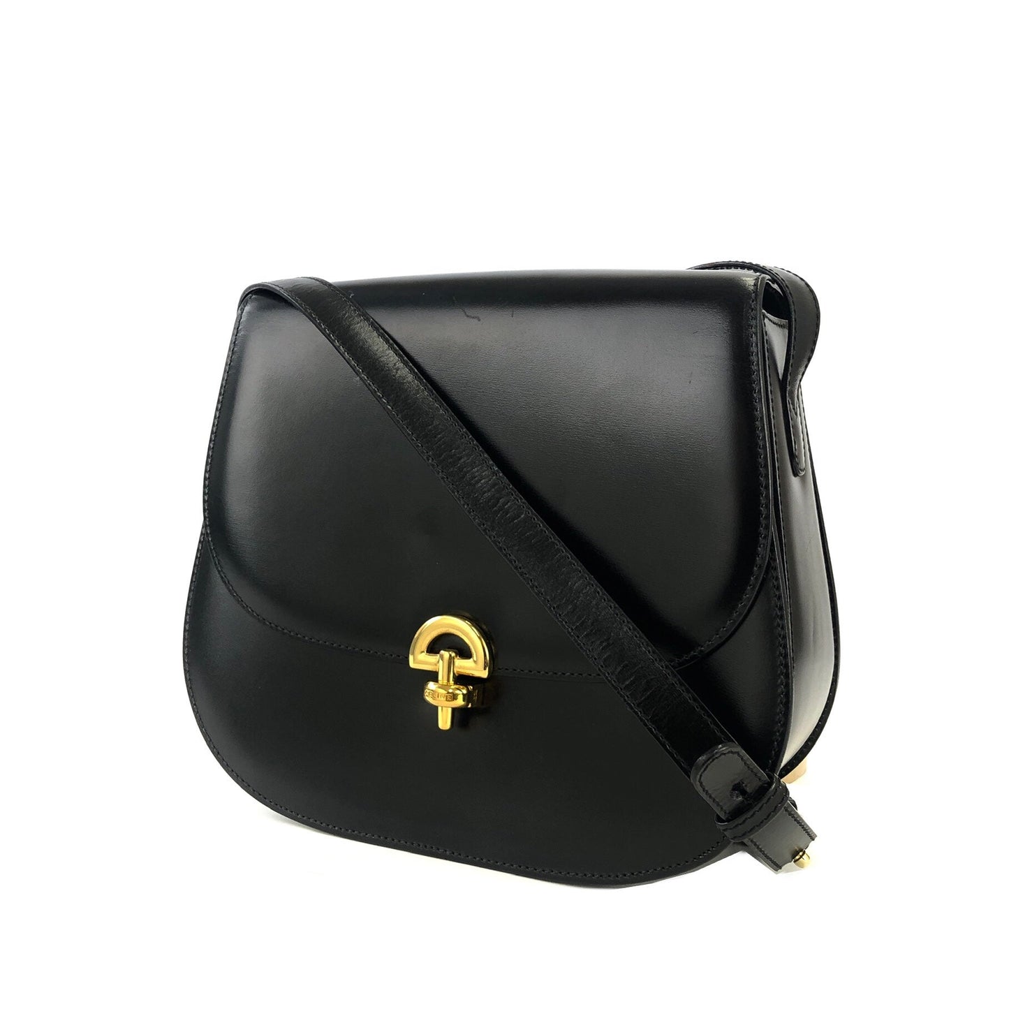 CELINE Crossbody Shoulderbag Black Vintage Old CELINE vbfwhs
