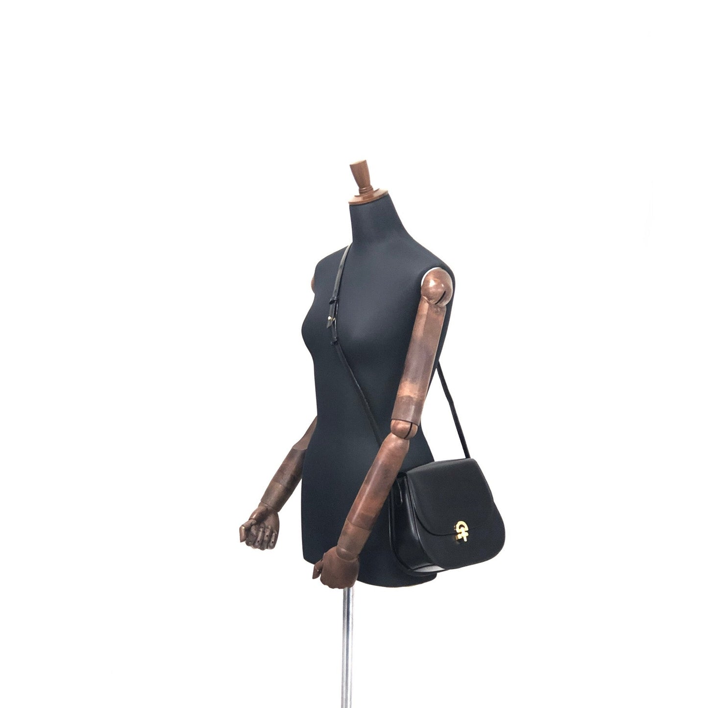 CELINE Crossbody Shoulderbag Black Vintage Old CELINE vbfwhs