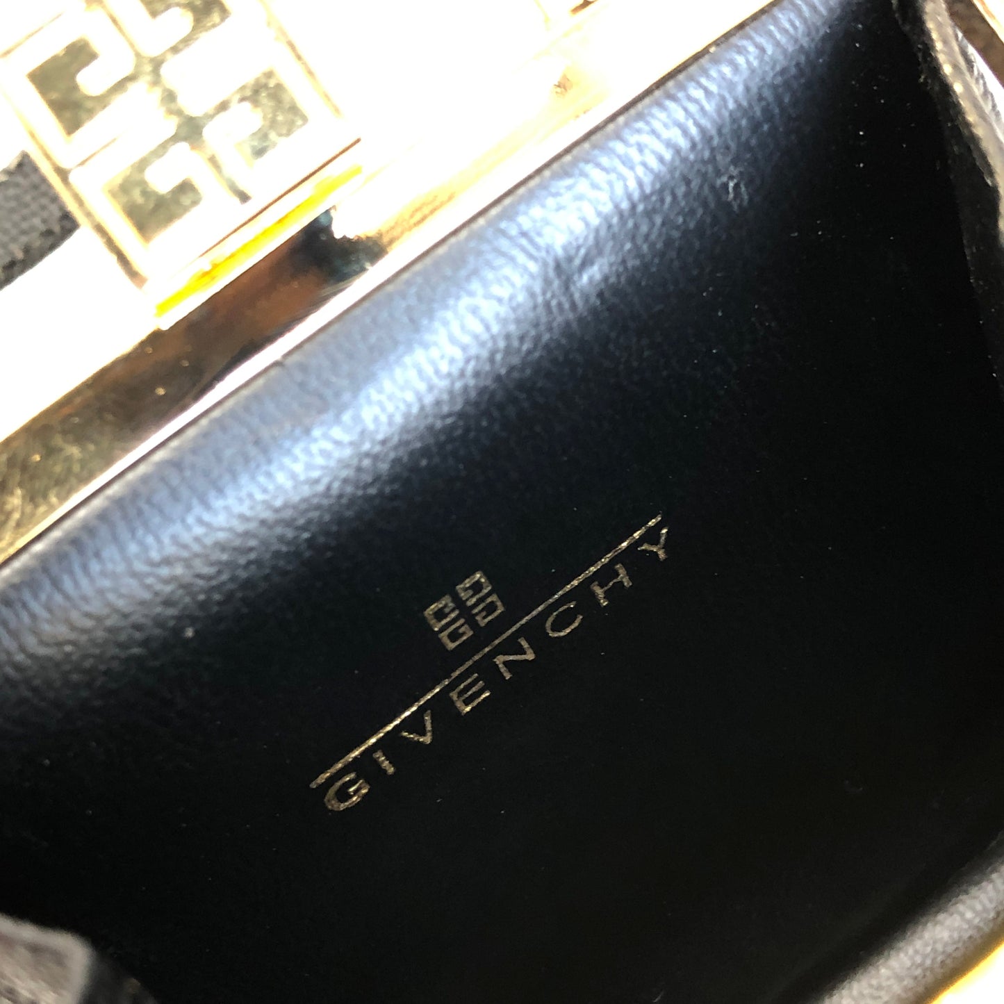 GIVENCHY 標誌扣迷你手袋 黑色 復古 舊款 gmgwt2