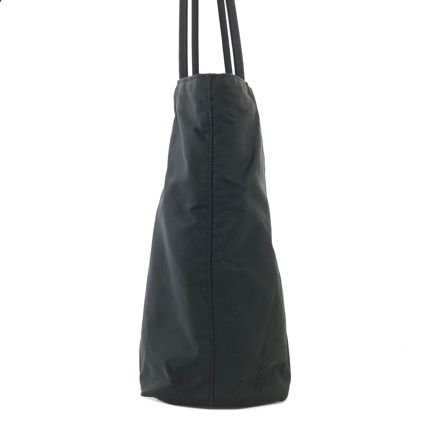 PRADA Triangle logo Nylon Tote bag Black Vintage iz7n5j