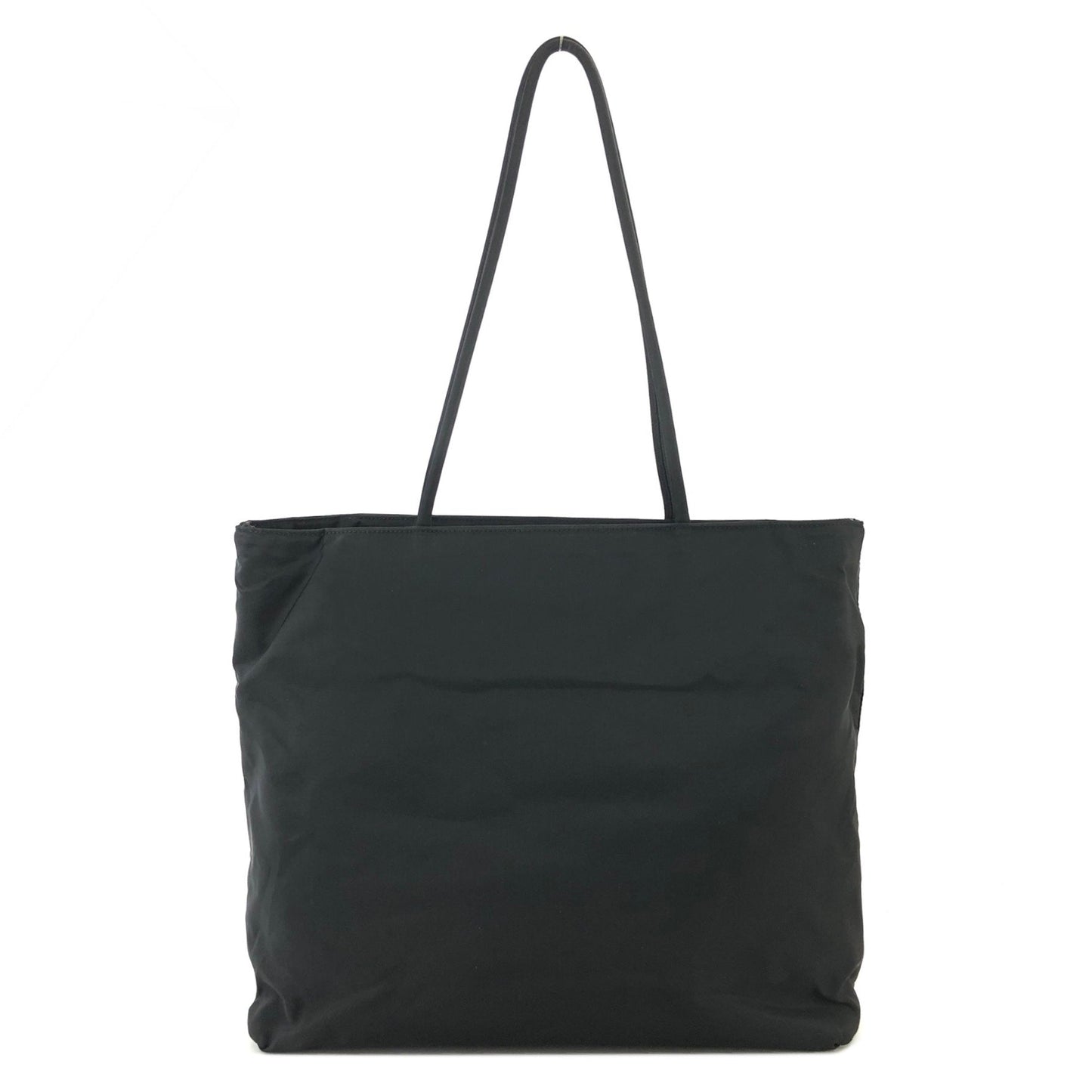 PRADA Triangle logo Nylon Tote bag Black Vintage iz7n5j