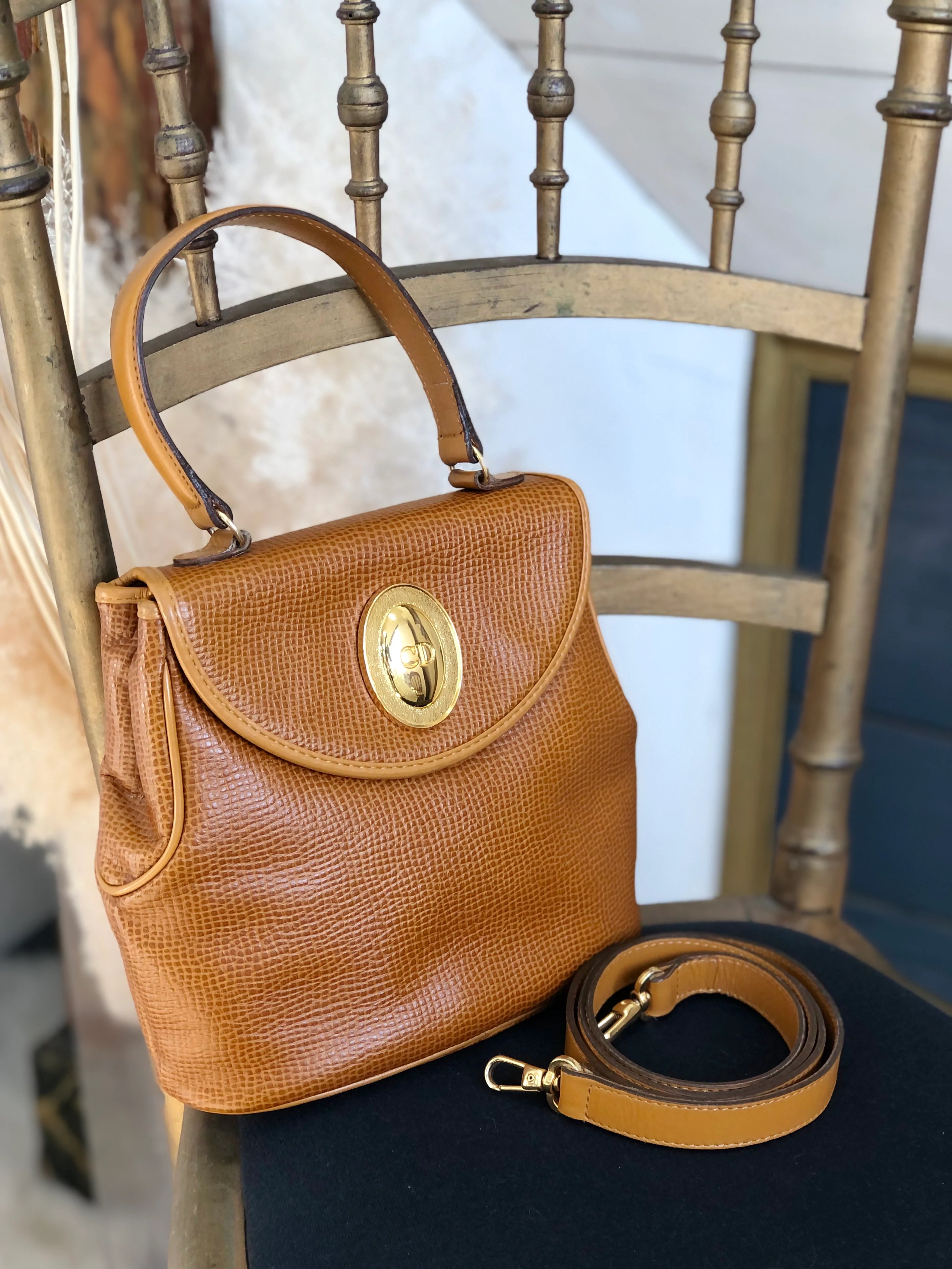 Christian Dior Vintage 2-Way Handle Bag