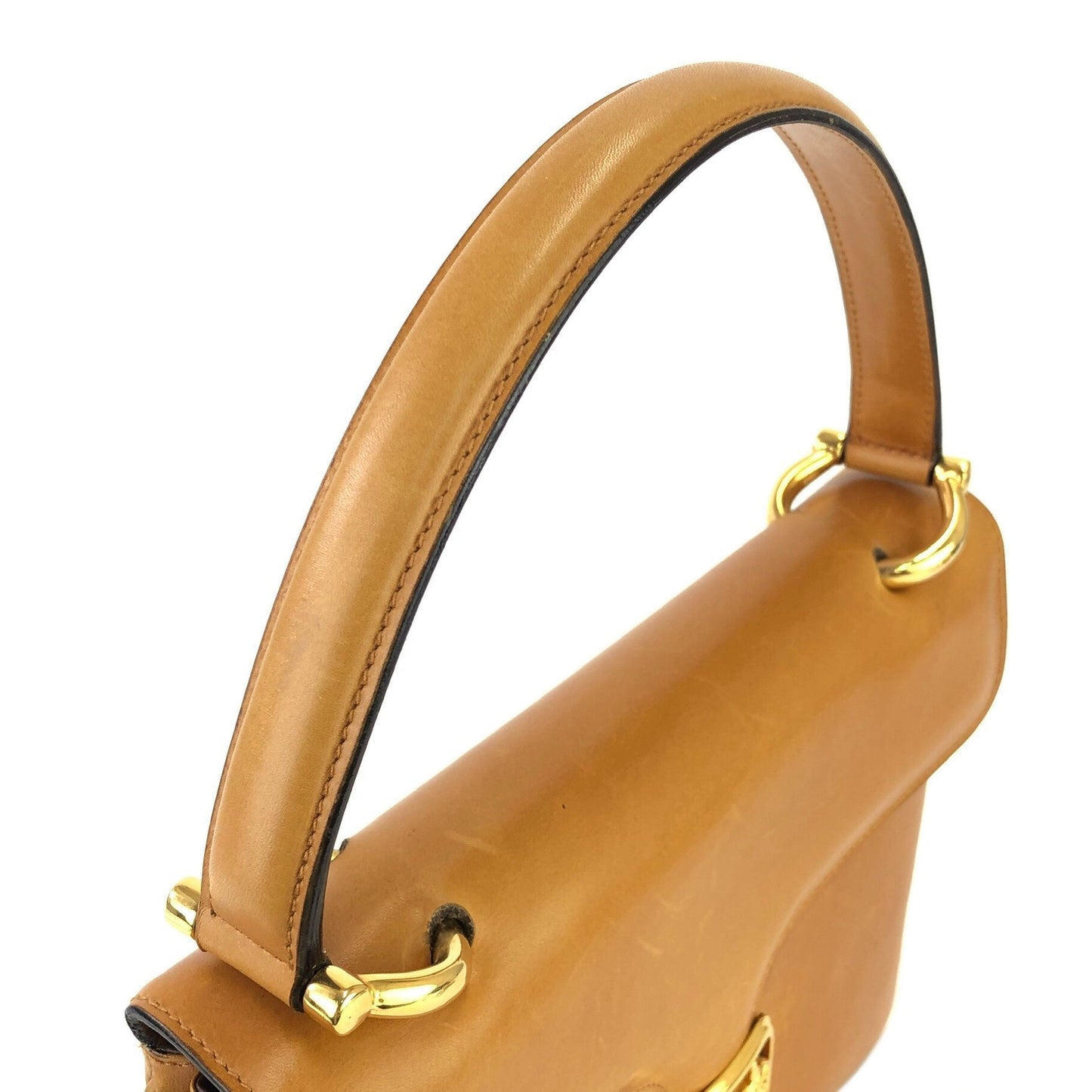 CELINE 馬車手提包 駝色 Vintage Old Celine vksi3i