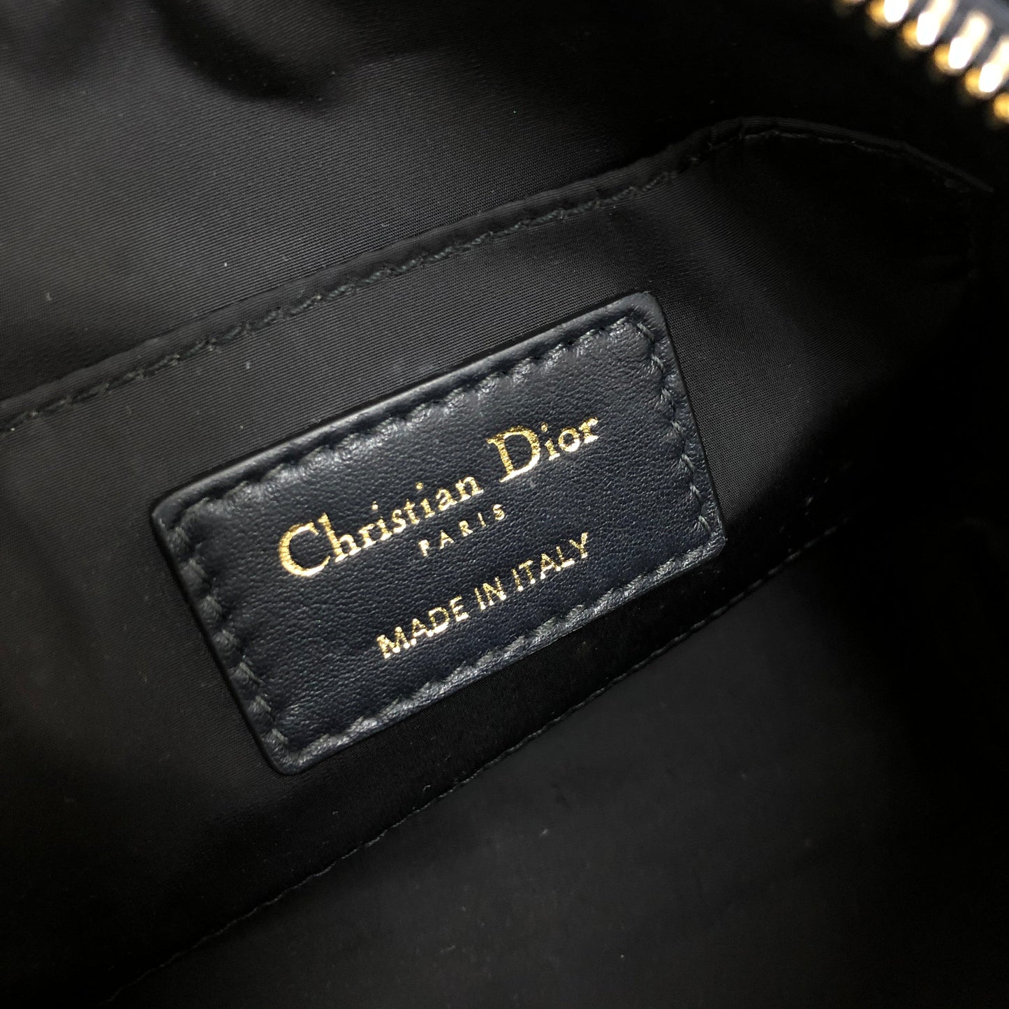 Christian Dior CD 標誌 Trotter Oblique Jaguard 手拿包 海軍藍 復古 舊款 nnd6vw