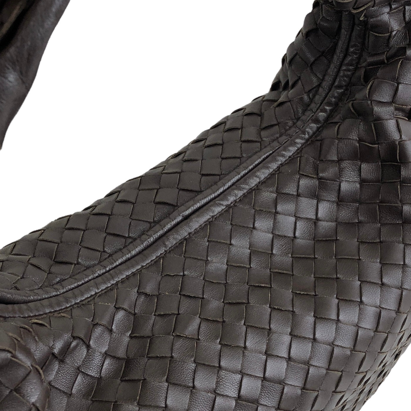 Bottega Veneta Leather Shoulder bag Hobobag Brown Vintage g3ci3g