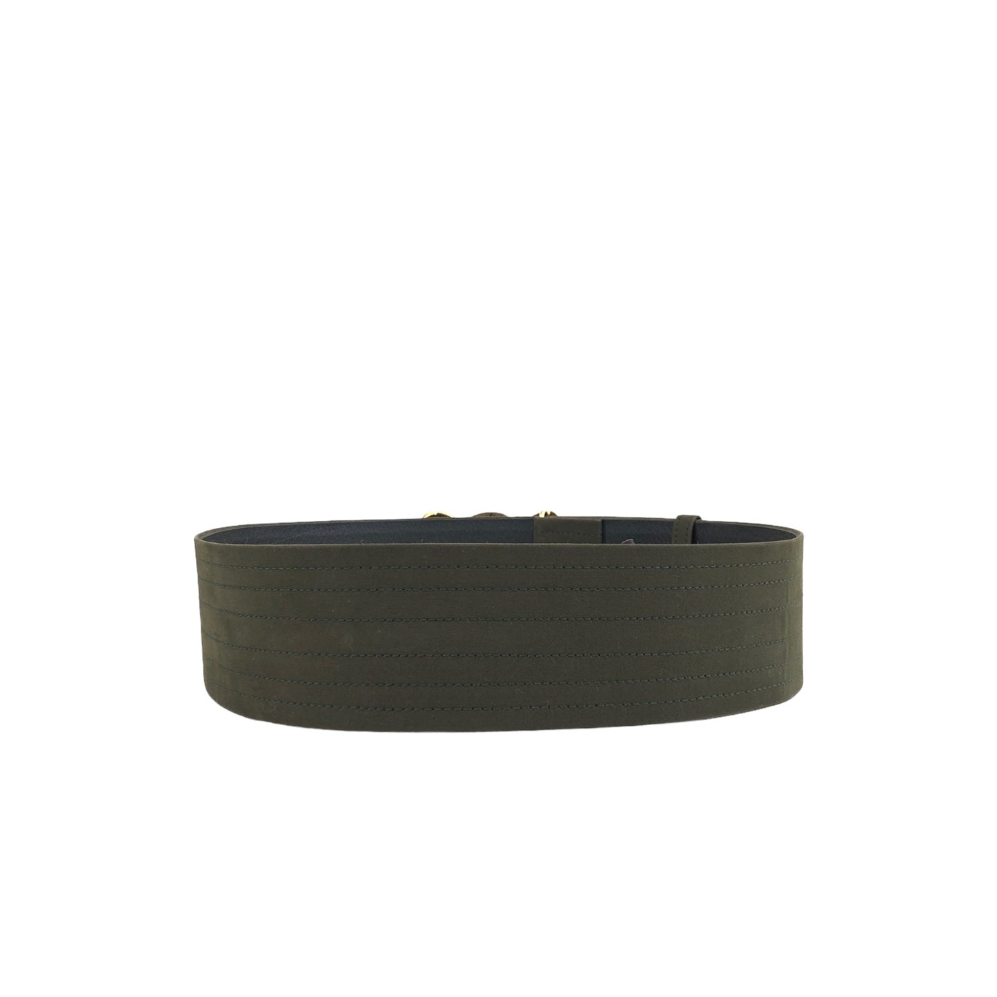 CELINE Triomphe Belt Olive Vintage 8k4uzp