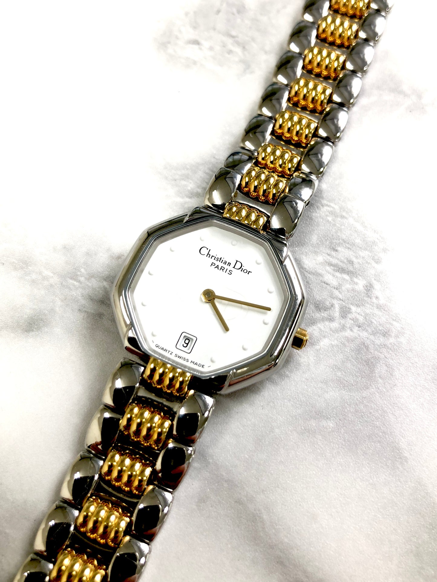 Christian Dior Watch D48-203 Silver Vintage 3umdyw