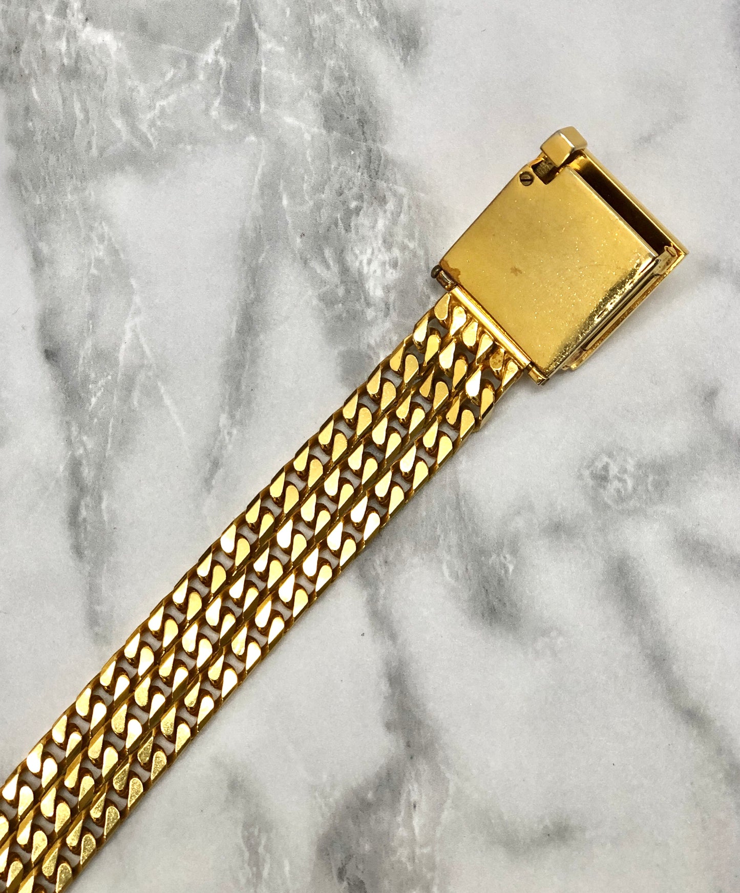 CELINE Gancini 鏈條手鍊 金色 復古 fz5t3e