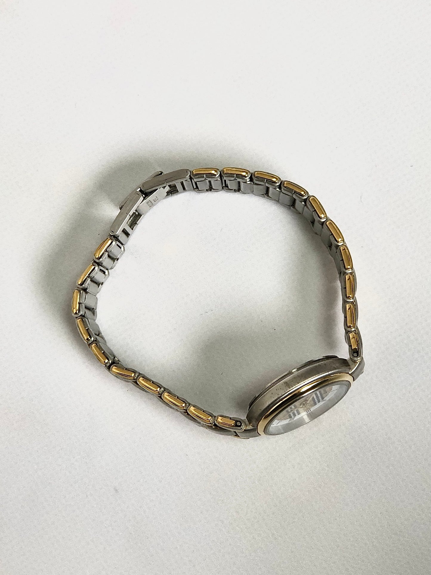 BURBERRY Check Quartz Watch Silver Vintage fm6jbh