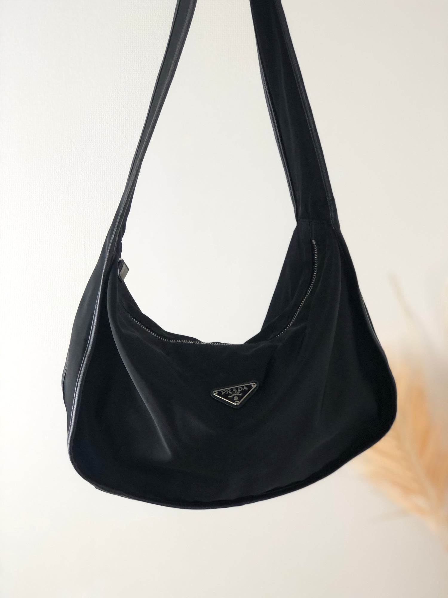 Prada baguette bag nylon on sale