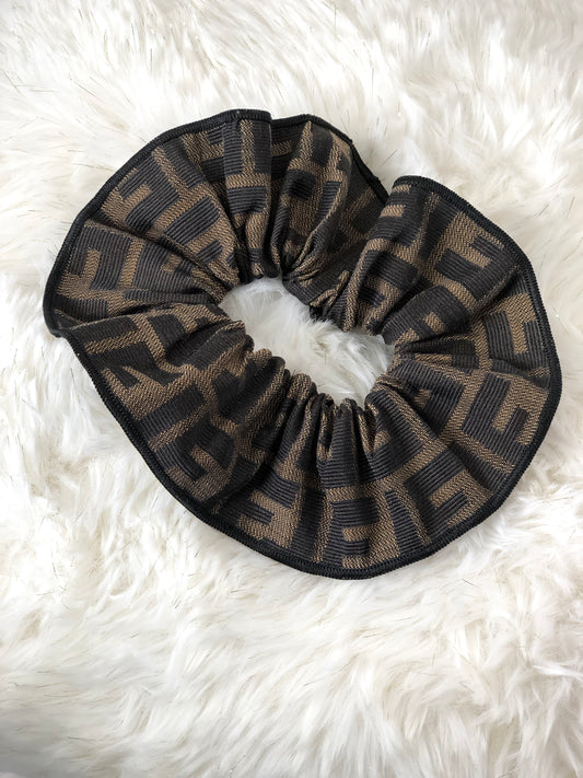 FENDI Zucca Hair accessories Brown Vintage u7zafy