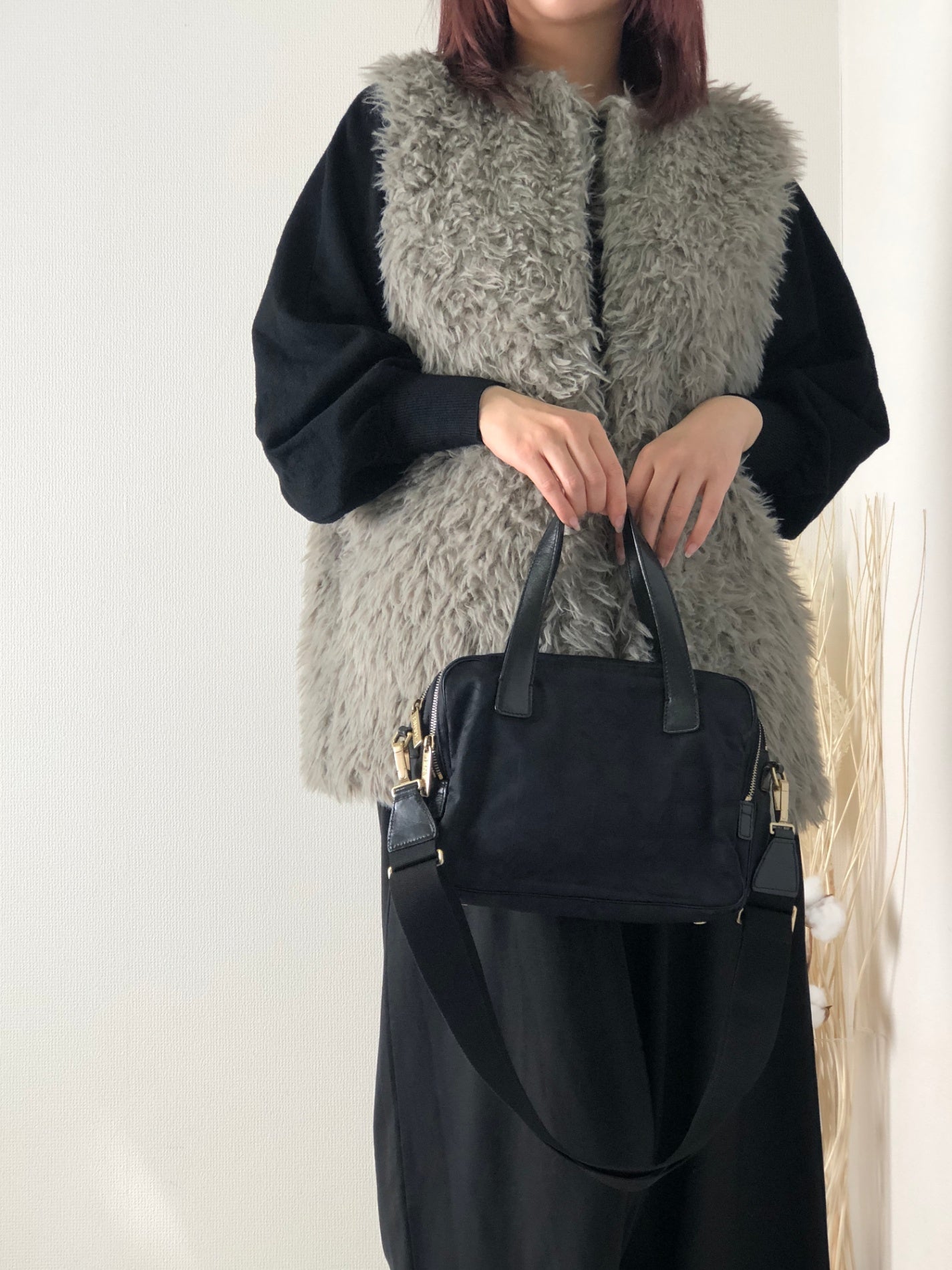 CHANEL 新款旅行尼龍皮革肩背包黑色復古 azvcim