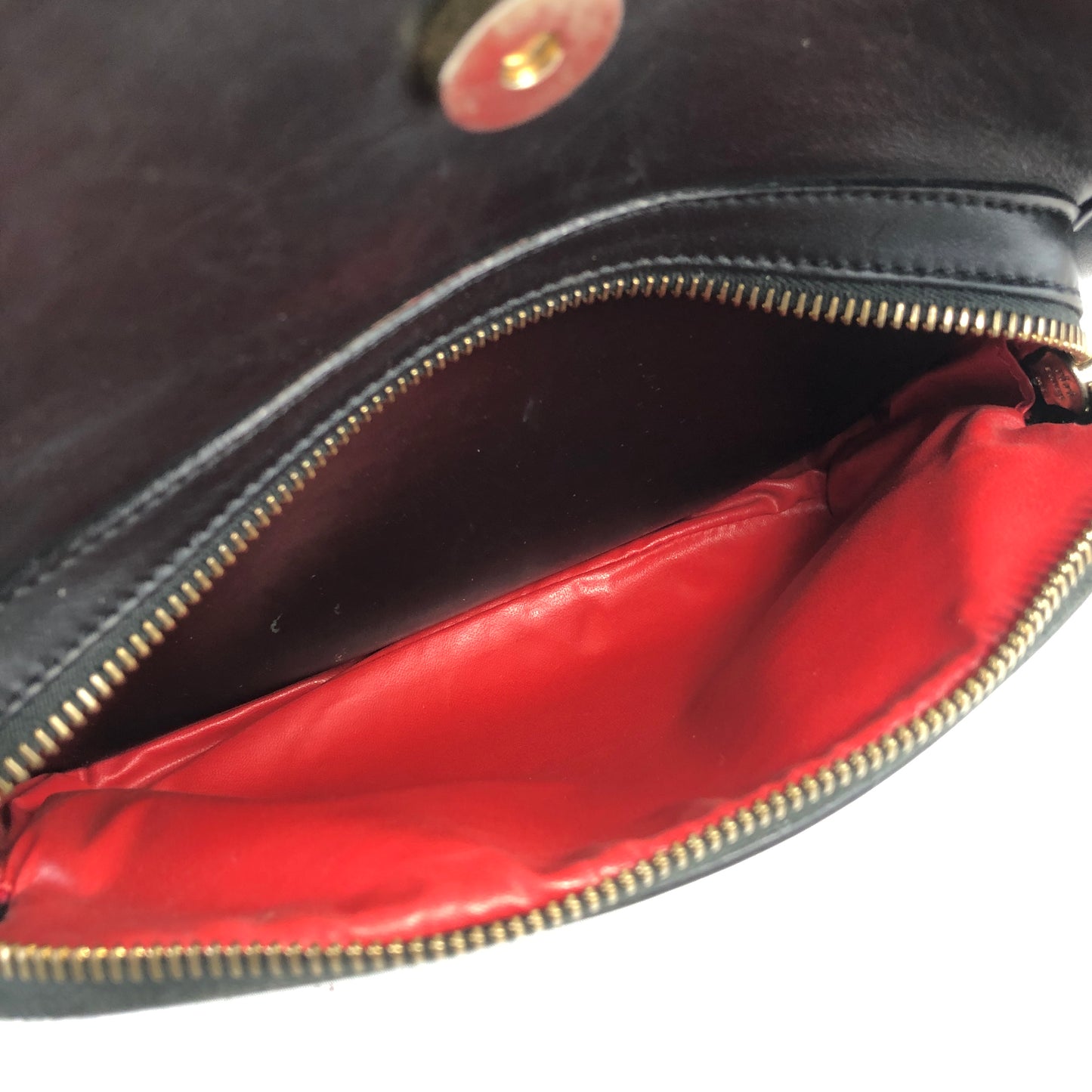 CELINE Starball Logo Leather Backpack Black Vintage jn25uf