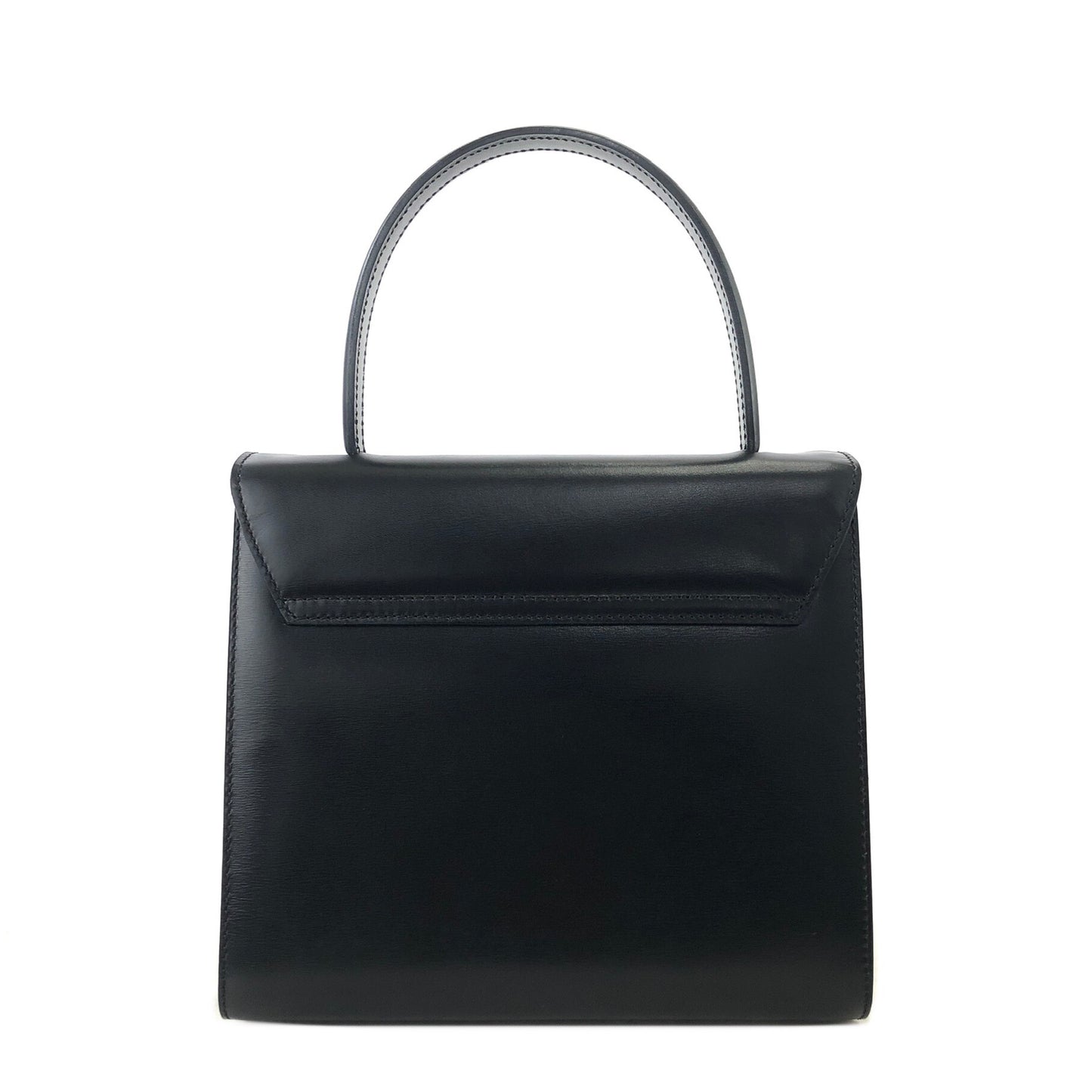 CELINE Starball 皮革兩用手提包單肩包黑色復古 jrwffj